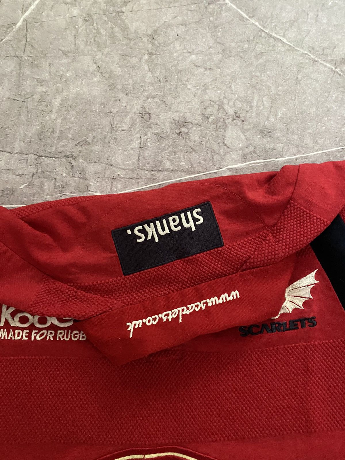 Vintage Vintage Scarlets Jersey Home Rugby Shirt 2003 - 2004 KooGa Size US M / EU 48-50 / 2 - 11 Thumbnail