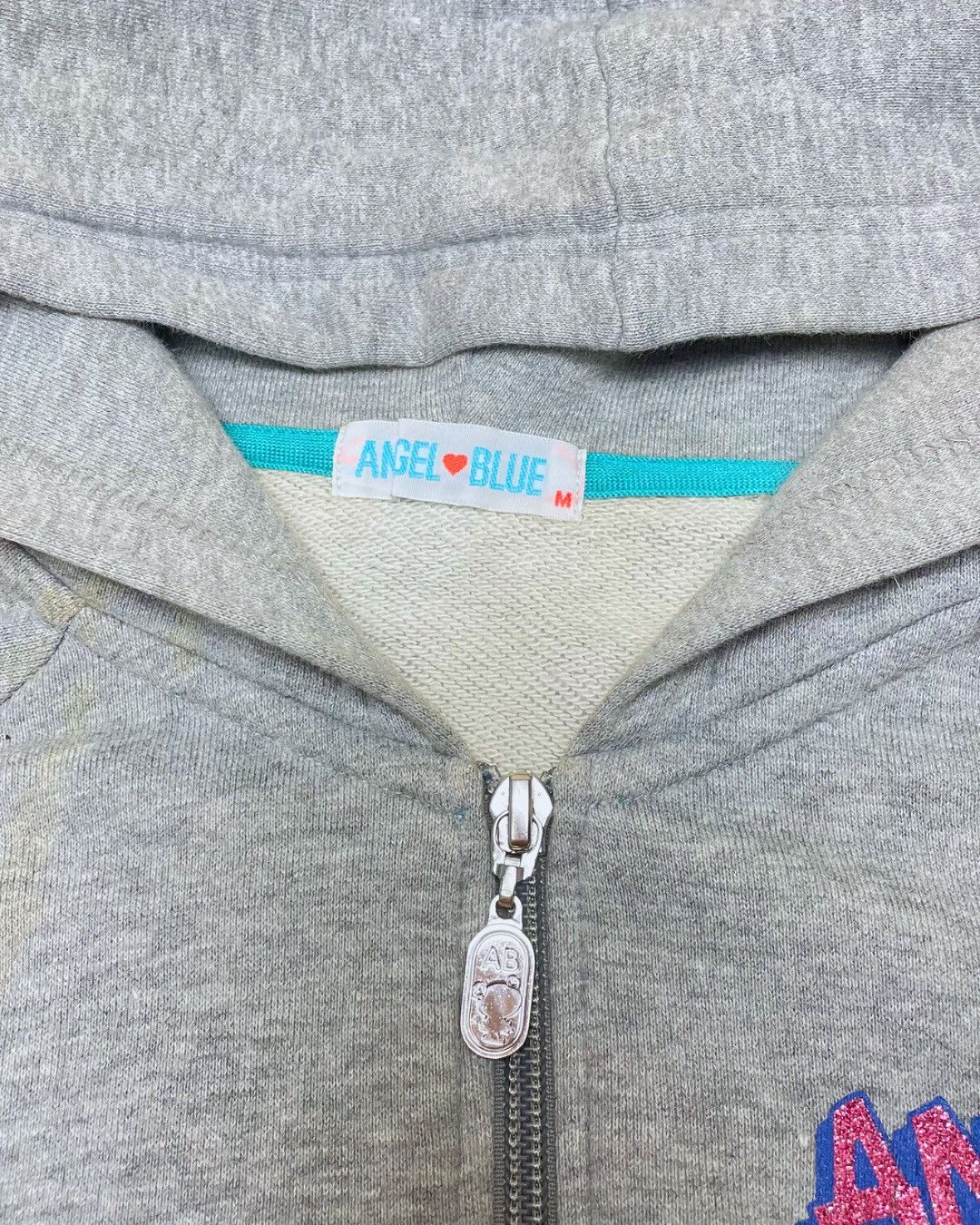 Angel Blue Angel Blue "Nakamura-kun" Graphic Grey Hoodie Size M / US 6-8 / IT 42-44 - 4 Thumbnail