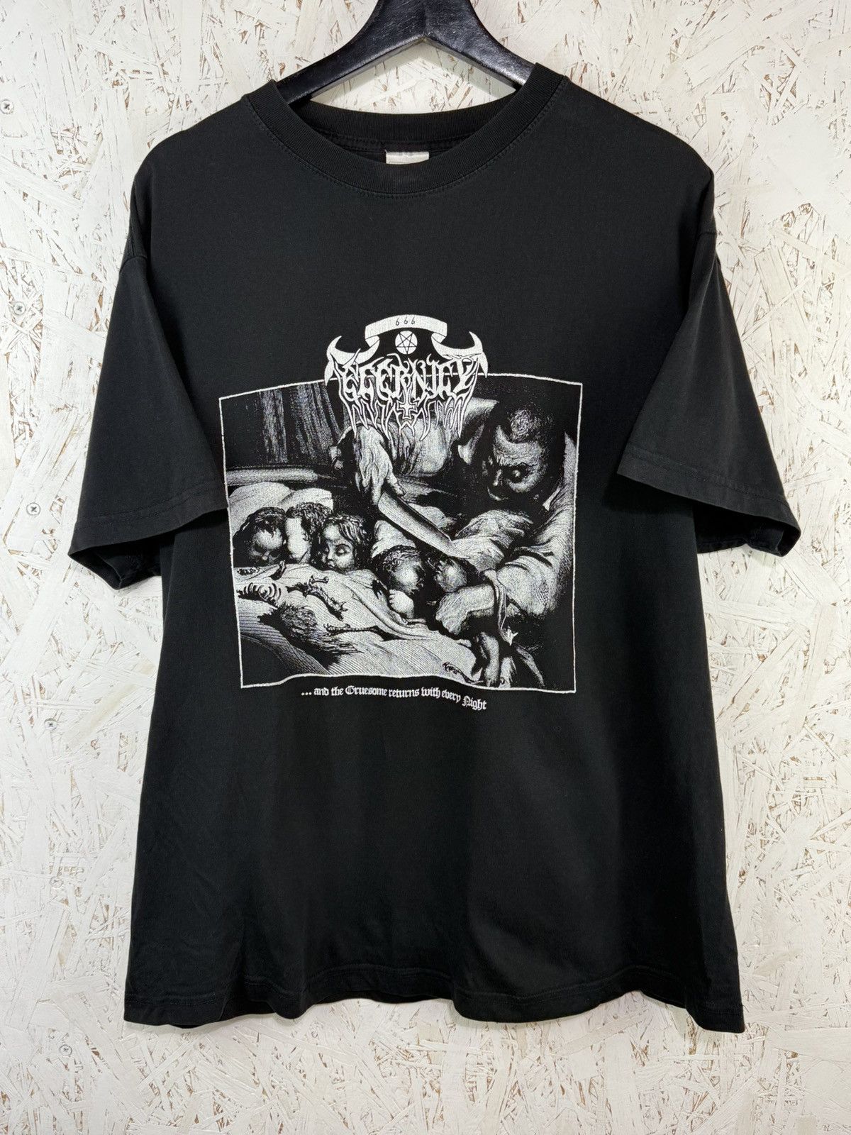 Band Tees Eternity 2004 And The Gruesome Returns Black Metal T-Shirt Size US L / EU 52-54 / 3 - 1 Thumbnail
