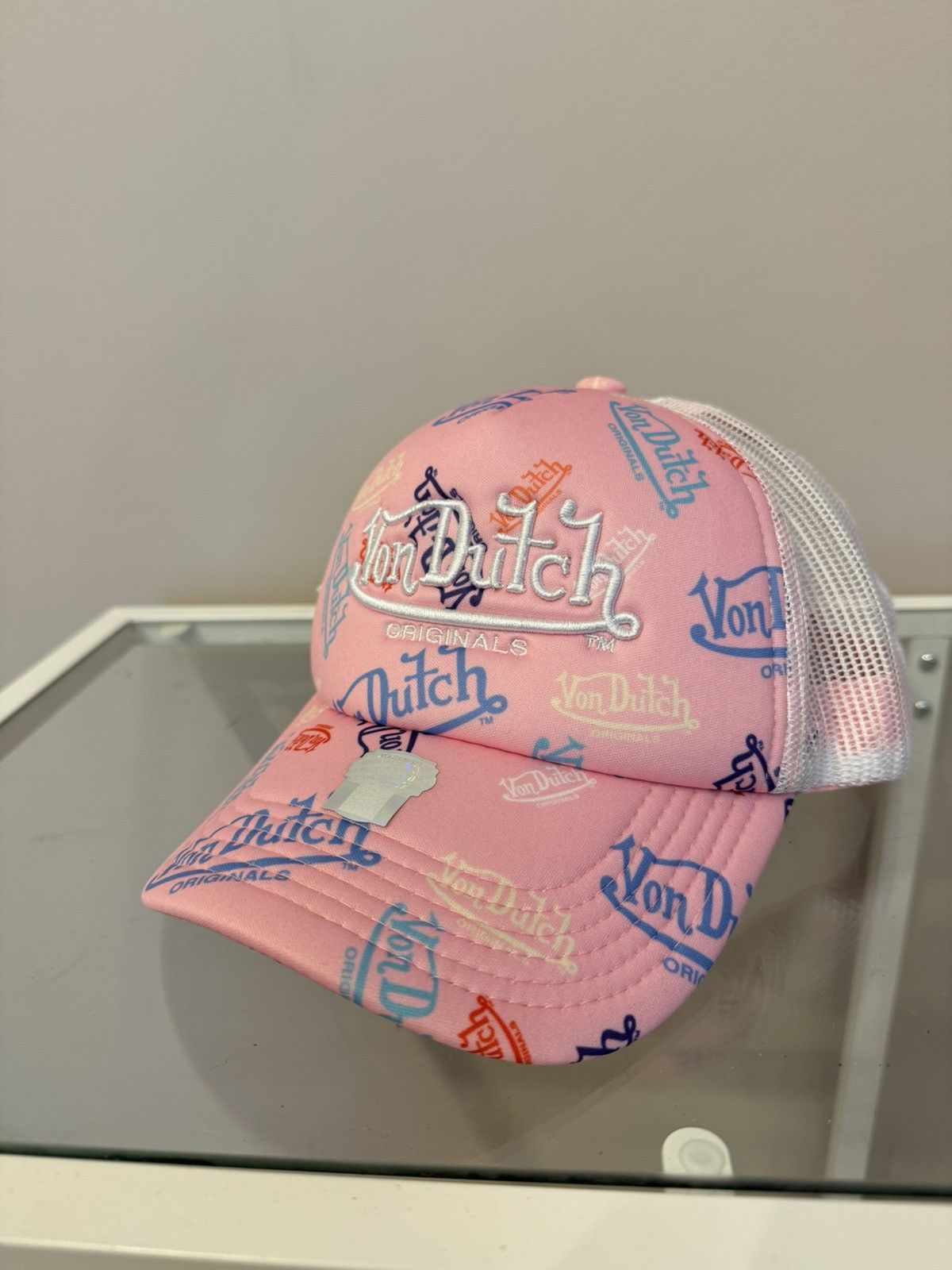 Vintage Von Dutch multi logo pink y2k logo new cap vintage Size ONE SIZE - 2 Thumbnail