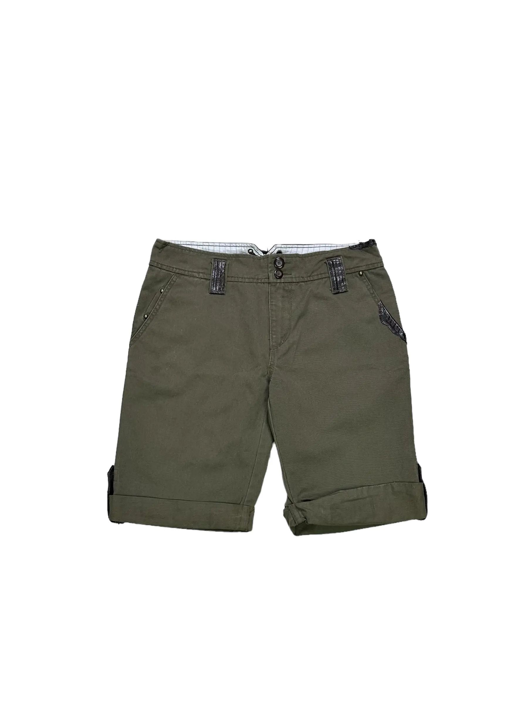 Japanese Brand Tough khaki military shorts Size US 31 - 3 Thumbnail
