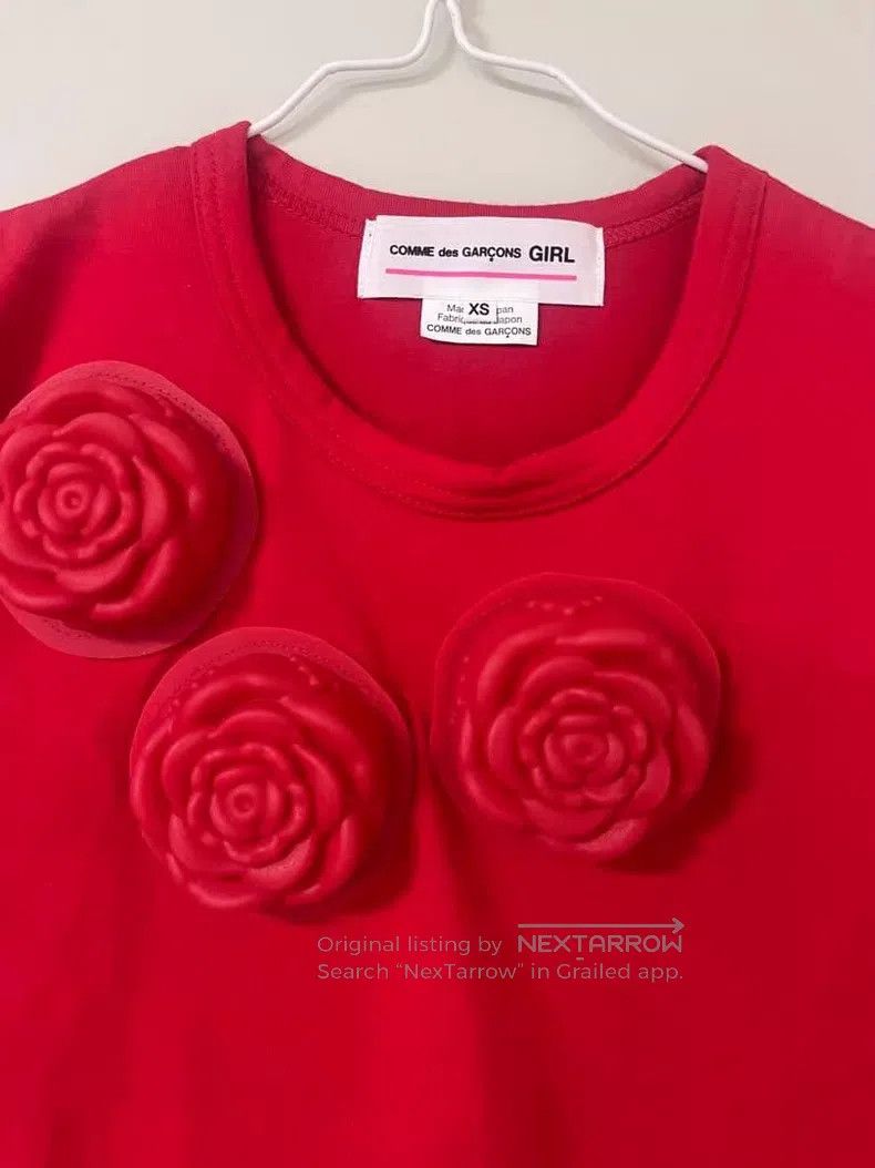 Comme des Garcons Comme des Garcons Rose T-Shirt Size XS / US 0-2 / IT 36-38 - 2 Thumbnail