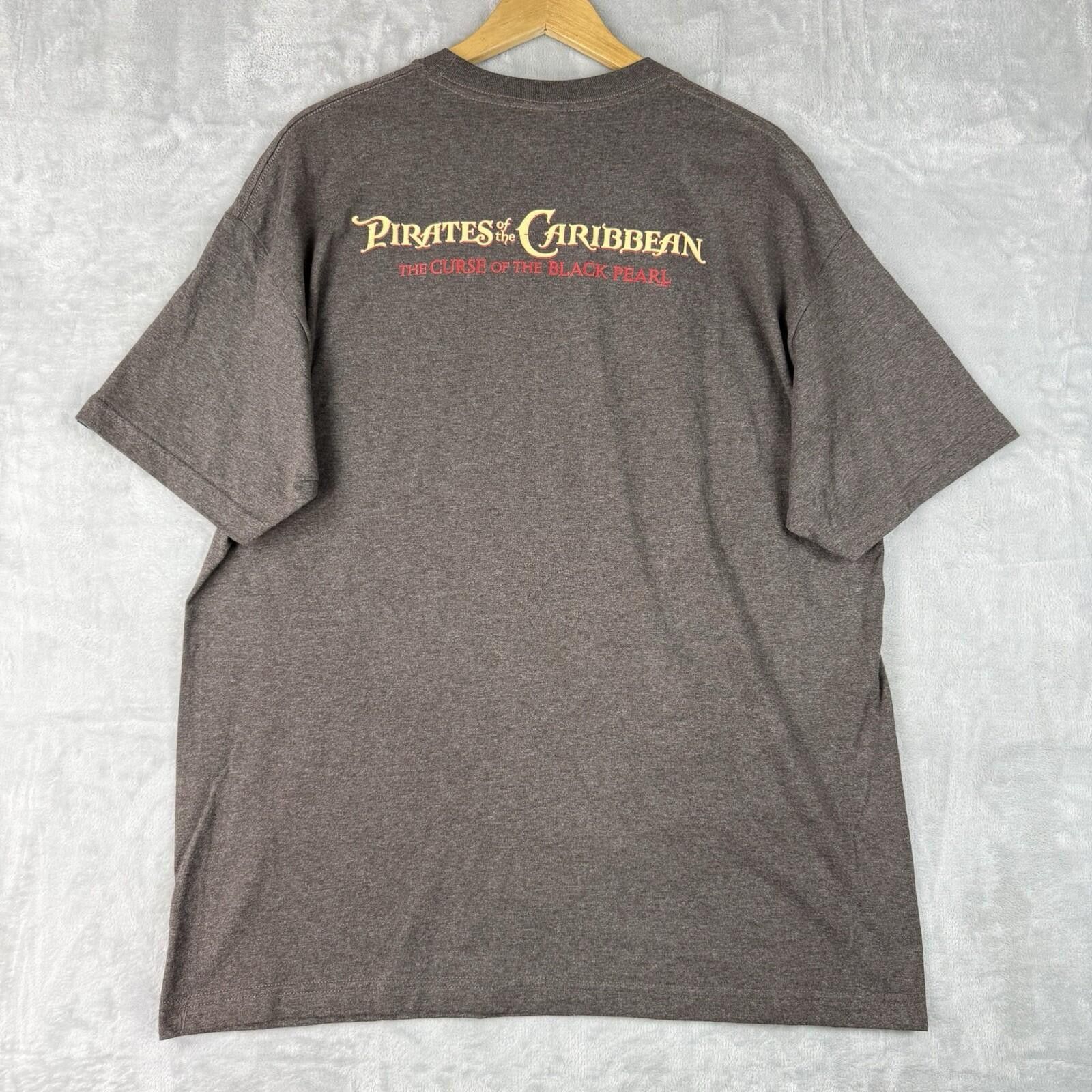 Disney VTG Pirates of the Caribbean Skull T Shirt Mens XL Disney Size US XL / EU 56 / 4 - 2 Thumbnail