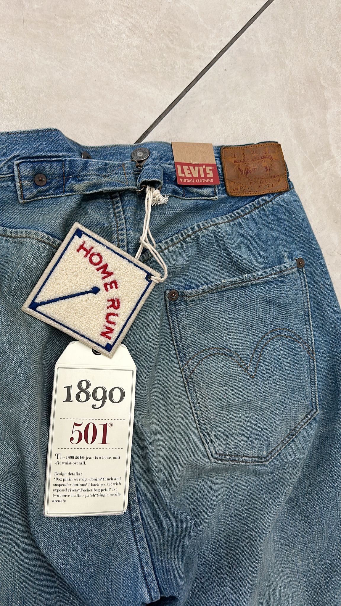 Levi's Vintage Clothing LVC Levi's Vintage Clothing 1890 501XX BigE Selvedge Jeans Size US 29 - 3 Thumbnail