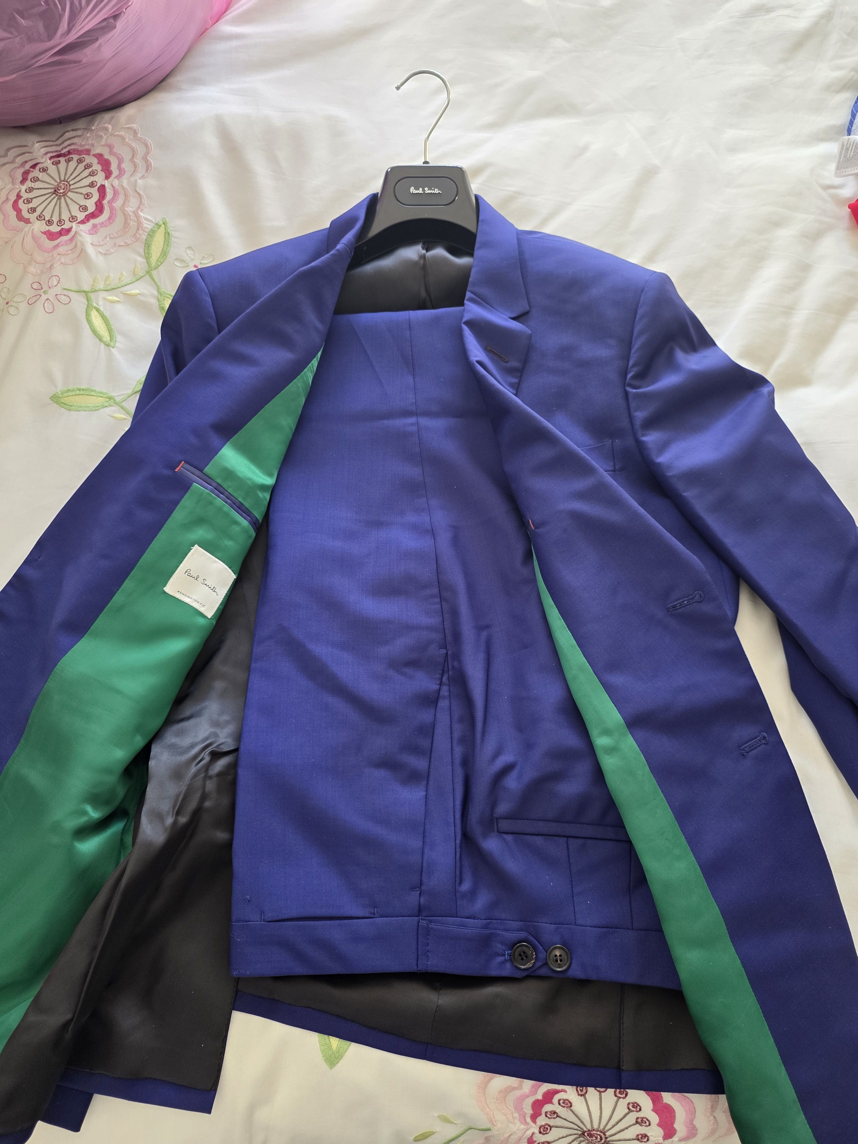 Paul Smith Paul Smith electric blue men's suit size 40R Size 40R - 5 Thumbnail