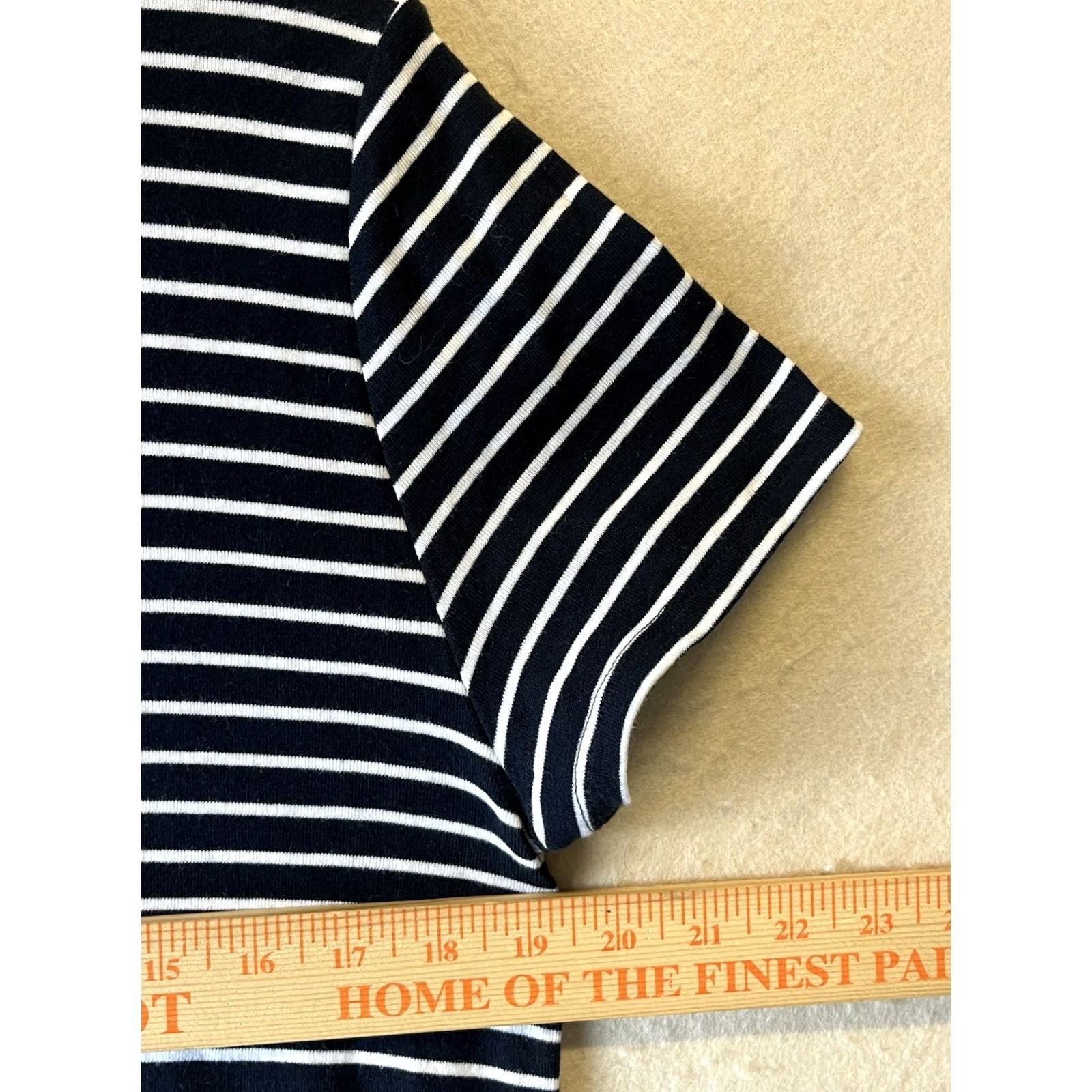 Tommy Hilfiger Tommy Hilfiger Womens XL Coastal Navy Striped Shirt Dress Nautical Preppy Size XL / US 12-14 / IT 48-50 - 3 Thumbnail