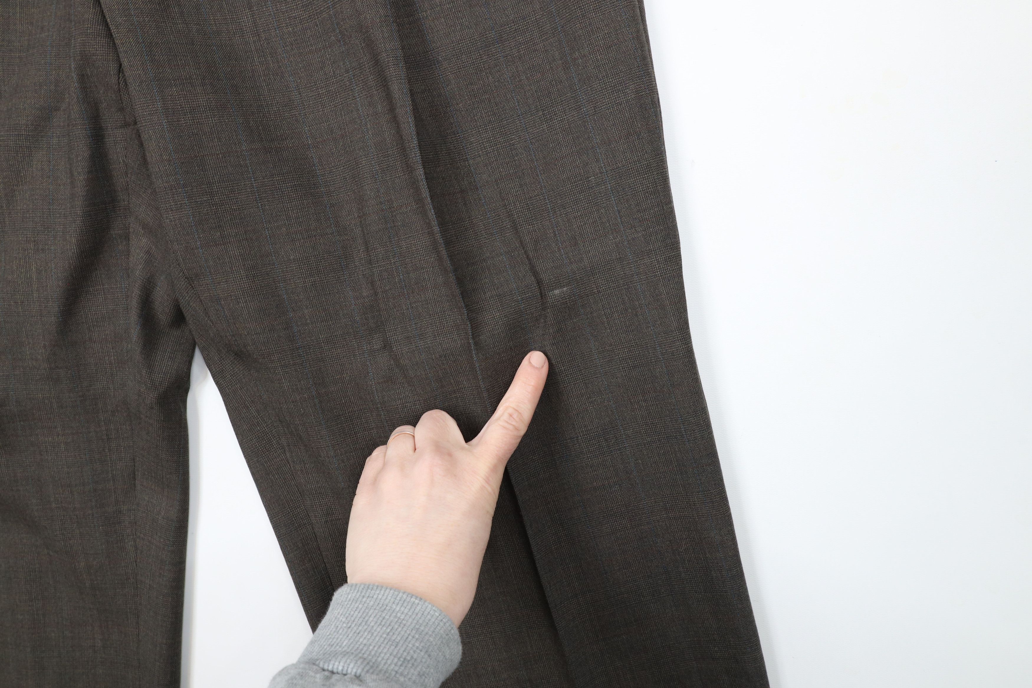 Vintage Vintage 70s Streetwear Pleated Cuffed Wide Leg Chino Pants Size US 36 / EU 52 - 5 Thumbnail