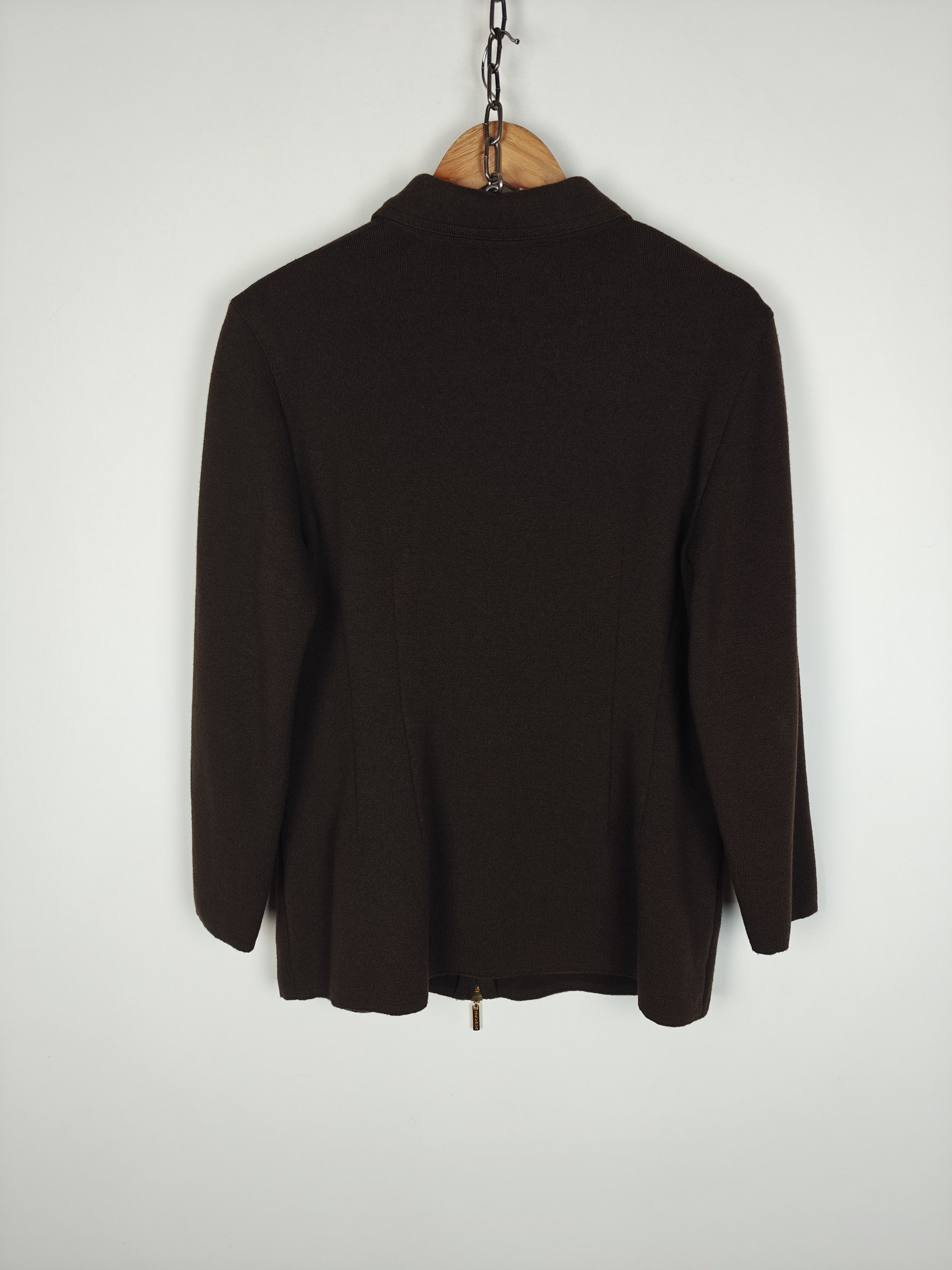 Escada Escada Margaretha Ley Wool/Cashmere Jacket VTG Zip size 44 Size M / US 6-8 / IT 42-44 - 7 Thumbnail