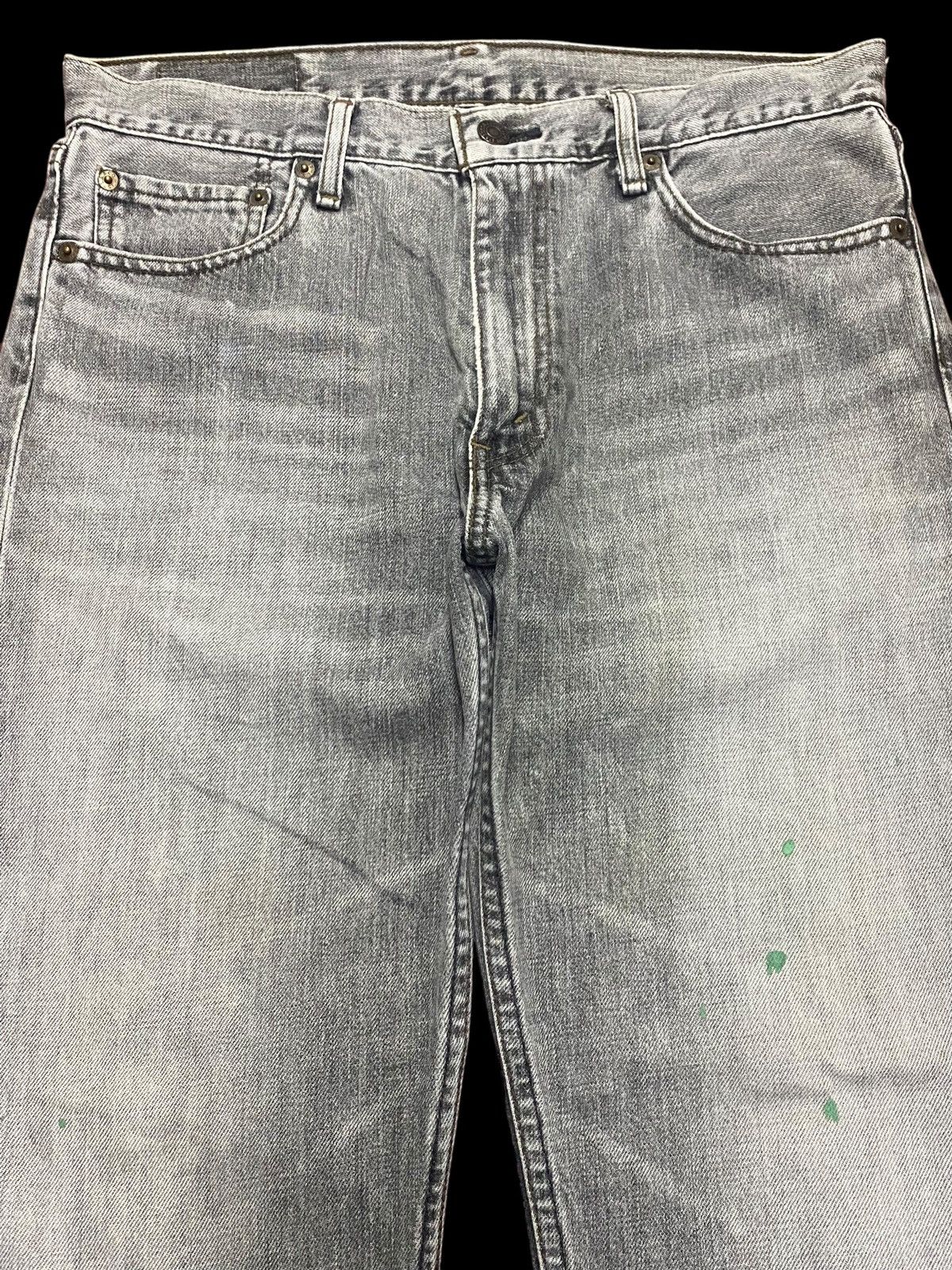 Levi's Vintage Clothing Vintage Levis 505 90’s Splatter Denim Loose Jeans Size US 32 / EU 48 - 3 Thumbnail