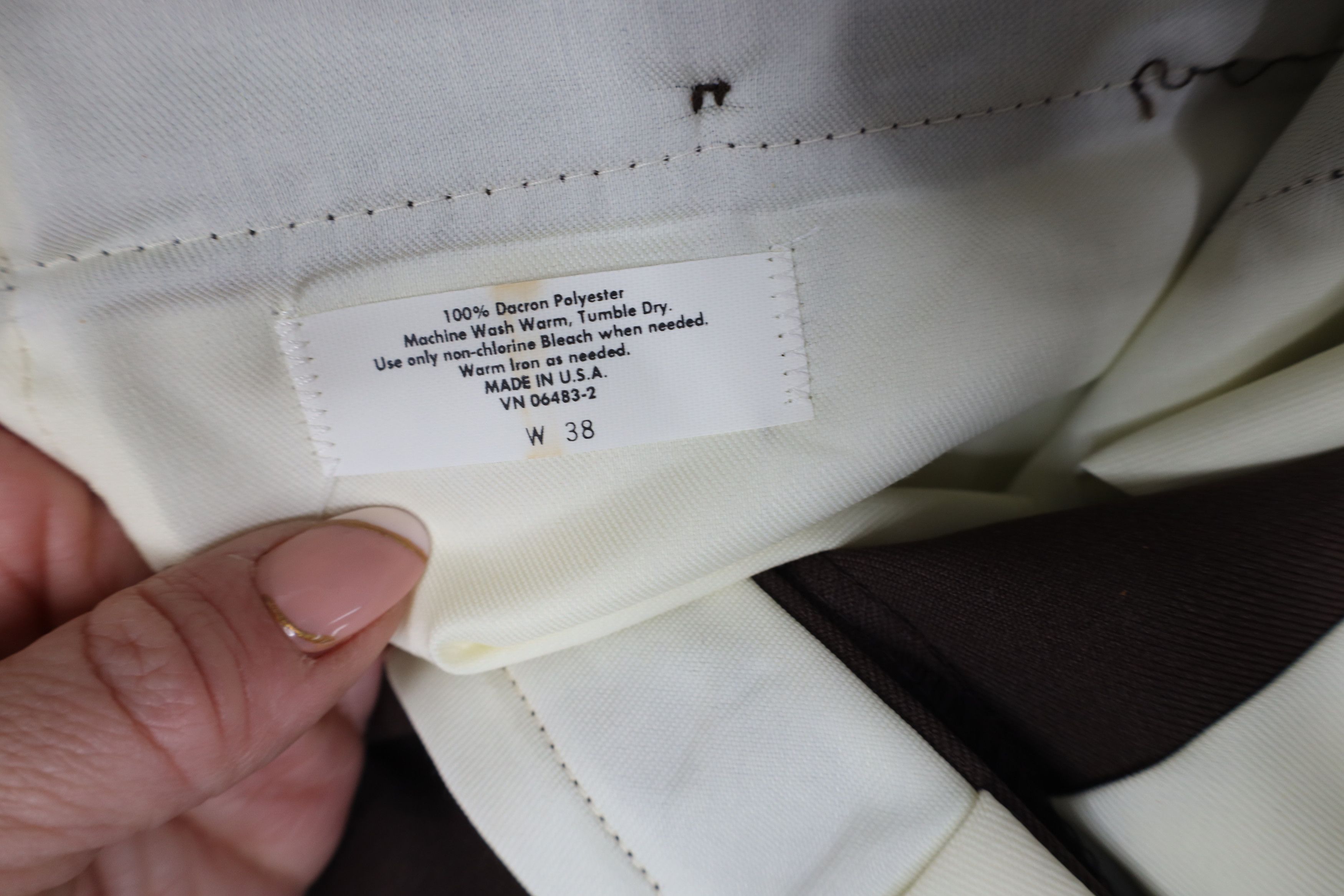 Vintage Deadstock Vintage 70s Streetwear Wide Leg Chino Pants USA Size US 38 / EU 54 - 10 Thumbnail