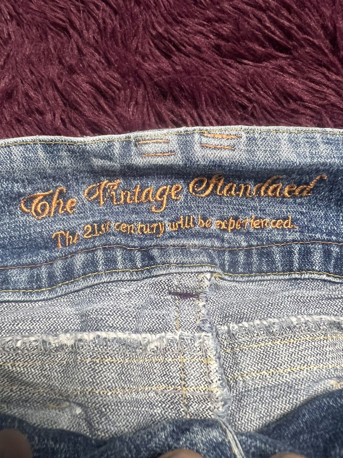 Hysteric Glamour Vintage Heaven Winger Embroidered Wing Bootcut Jeans (47) Size US 35 - 9 Thumbnail