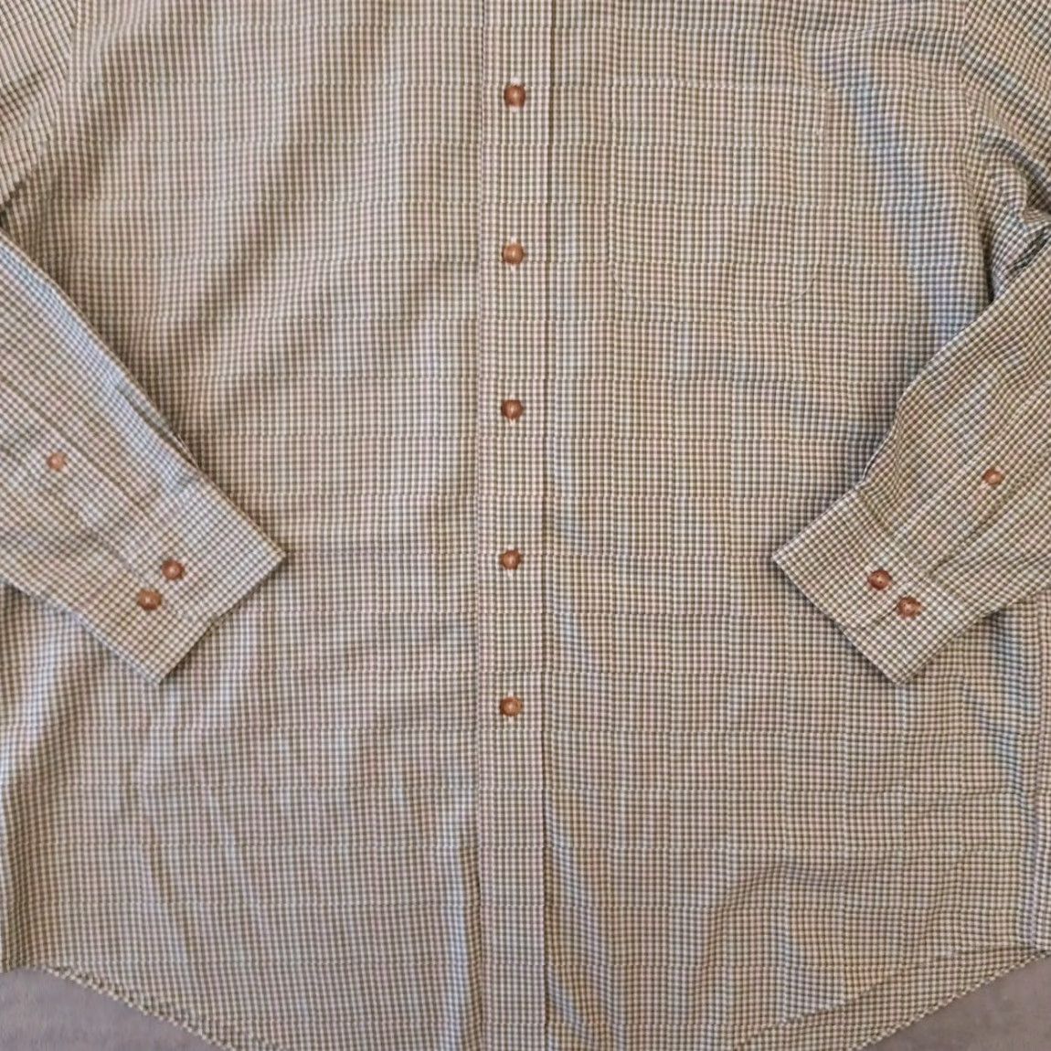 Brooks Brothers Brooks Brothers Shirt Mens Large Green Plaid Long Sleeve Button Down Size US L / EU 52-54 / 3 - 3 Thumbnail