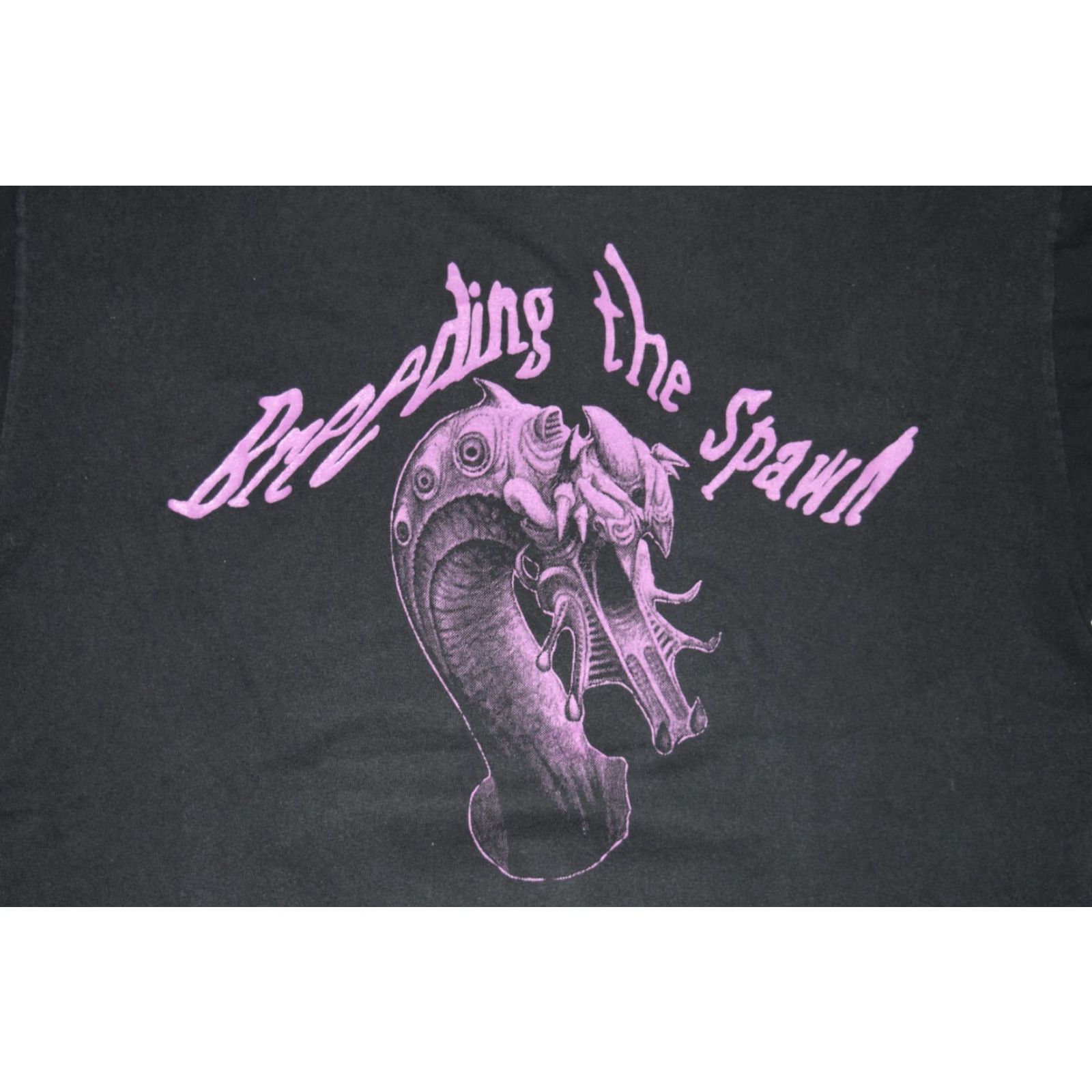 Anvil VINTAGE Anvil T-Shirt Metal 2-Sided Long Sleeve Black Adult L Crew Neck 2000s Gothic Punk Rock 90s Mens Size US L / EU 52-54 / 3 - 6 Thumbnail