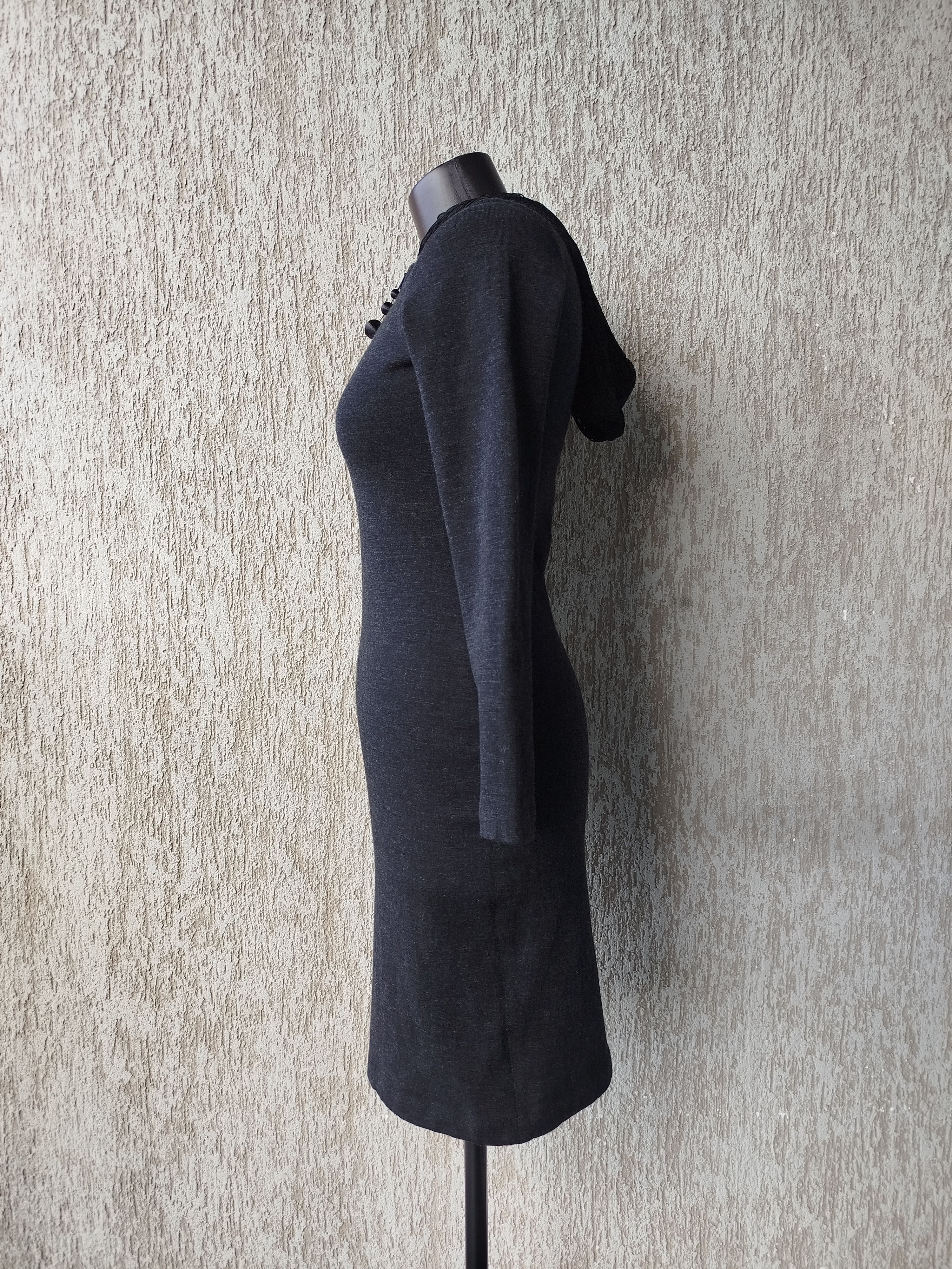 Jean Paul Gaultier Jean Paul Gaultier Dress Bodycon Hooded Italy Vintage 90s Size S / US 4 / IT 40 - 5 Thumbnail