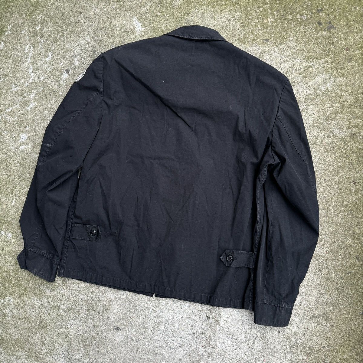Vintage 80s Faded Zip Up Work Jacket Thrashed Grunge ERD Size US L / EU 52-54 / 3 - 13 Thumbnail