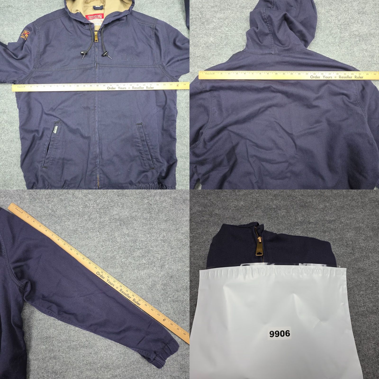 Vintage VINTAGE? No. Riverside FR Hooded Jacket Men's 2XL Blue HRC 3 Ultra Soft ARC 25 Zip Size US XXL / EU 58 / 5 - 8 Thumbnail
