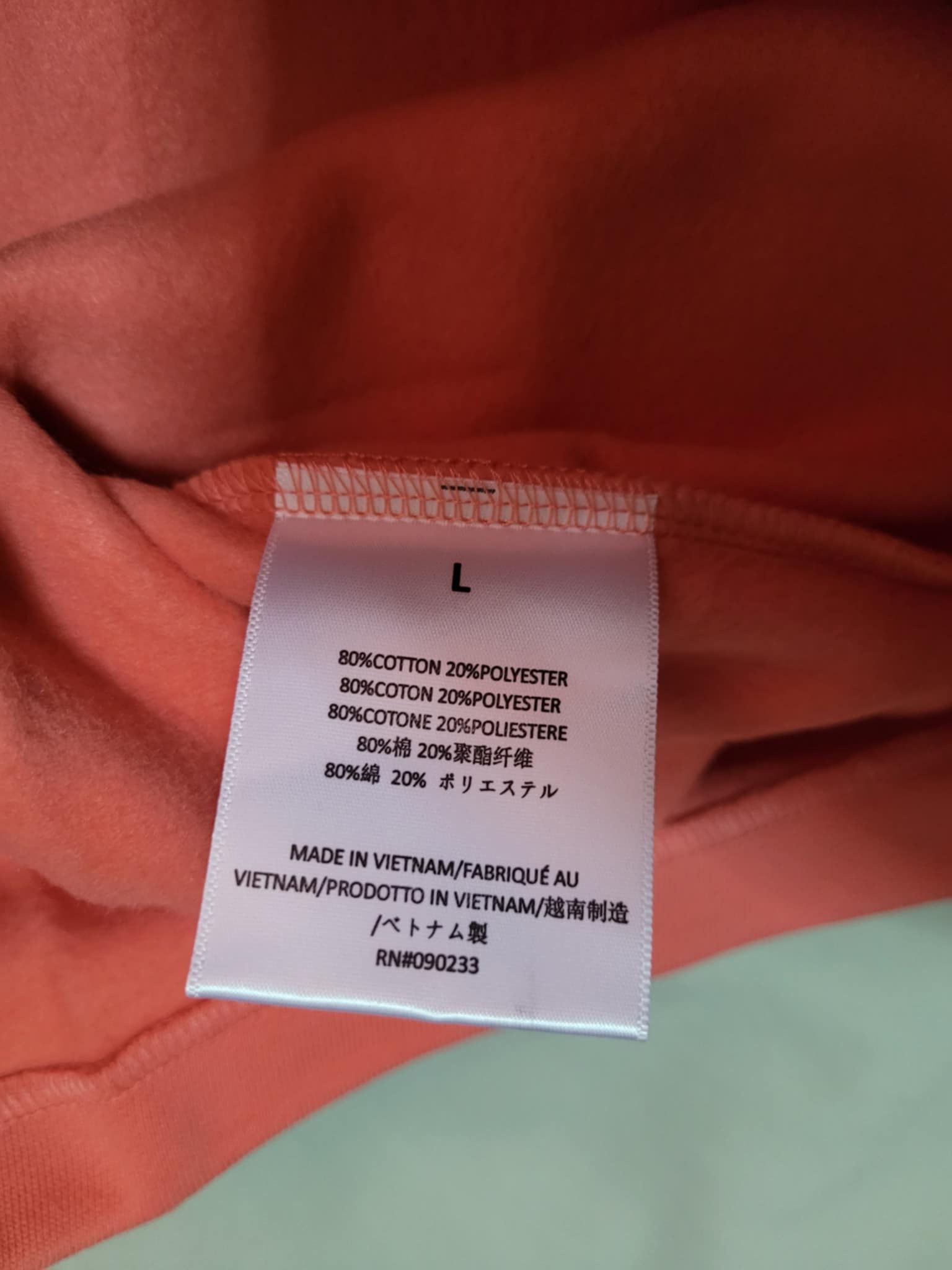 Fear of God Fear of god essential relaxed hoodie Coral sz L Size US L / EU 52-54 / 3 - 12 Thumbnail