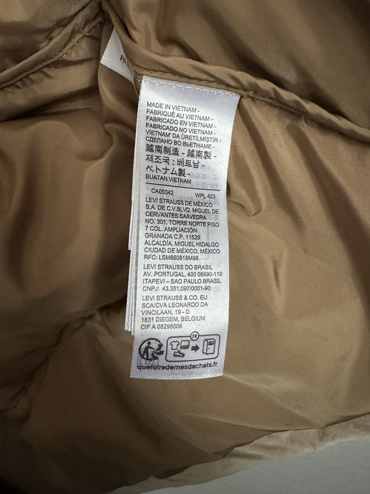 Levi's Levi’s Puffer Down Insulated Water Repellent Jacket Hood Size US L / EU 52-54 / 3 - 13 Thumbnail