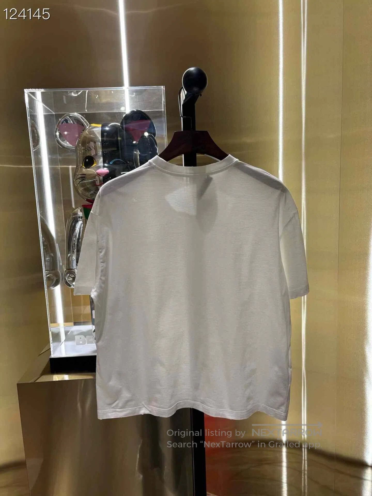 Prada PRADA Rivet Triangle Logo Drop Shoulder T. Size S / US 4 / IT 40 - 2 Thumbnail