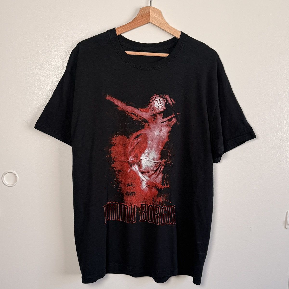 Other Vintage 2001 Dimmu Borgir Jesus Tee Size US L / EU 52-54 / 3 - 1 Thumbnail