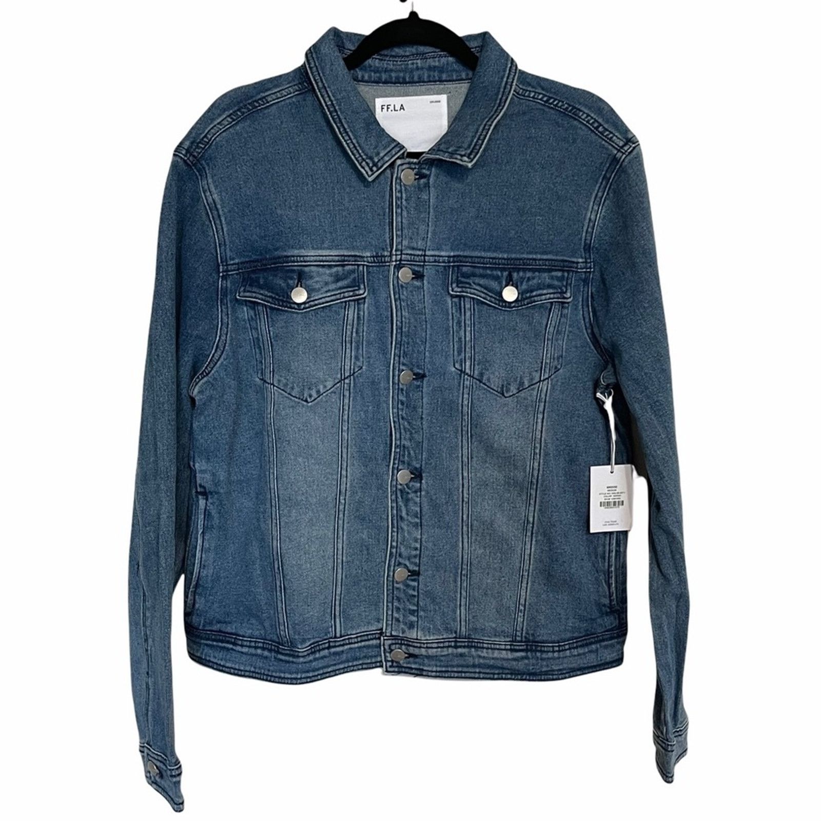 Five Four Five Four FF LA Bridge Denim Jacket Indigo Medium Wash M Size US M / EU 48-50 / 2 - 1 Thumbnail