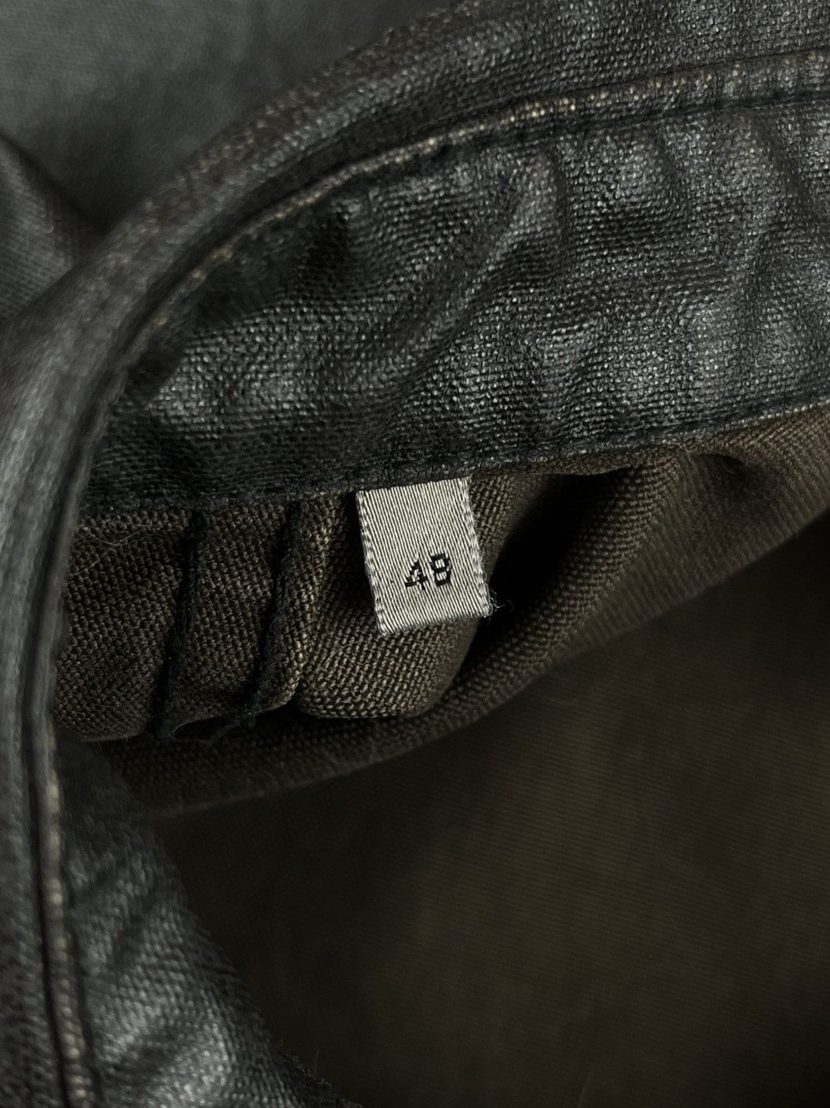 Dior AW03 Dior Homme Hedi Slimane Luster Waxed Coated Jacket Size US M / EU 48-50 / 2 - 9 Thumbnail