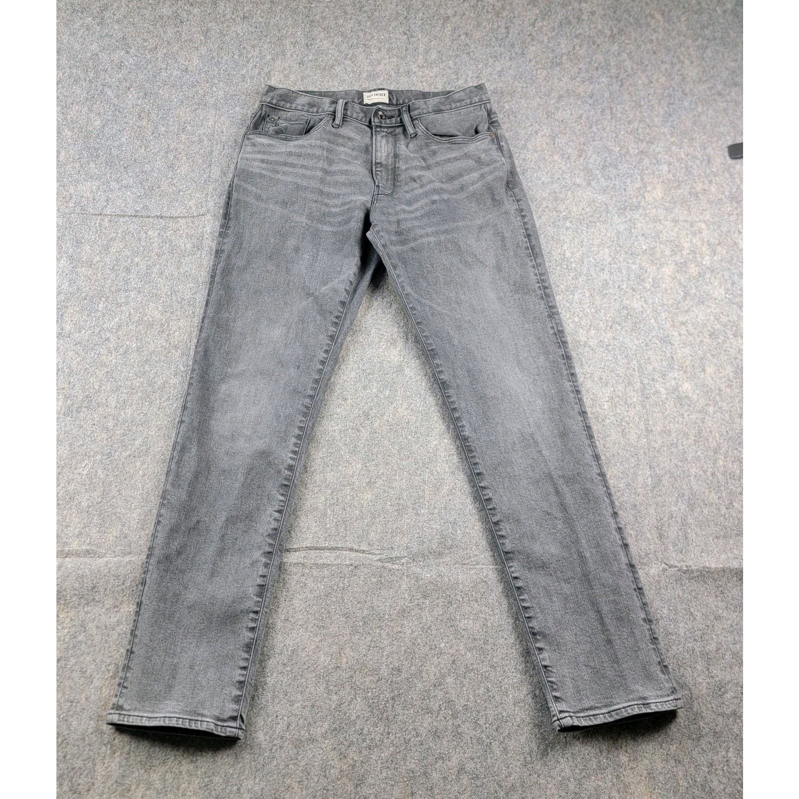 Todd Snyder Todd Snyder Slim Fit Stretch 5-Pocket Jeans size 30x32 Grey Size US 30 / EU 46 - 1 Thumbnail
