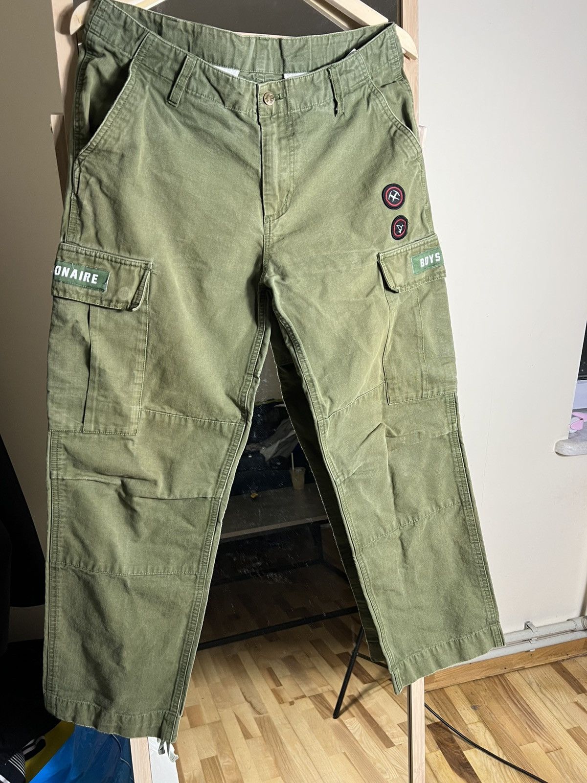 Billionaire Boys Club Y2K Billionaire Boys Club Cargo Pants Olive Green Utility Size US 32 / EU 48 - 4 Thumbnail
