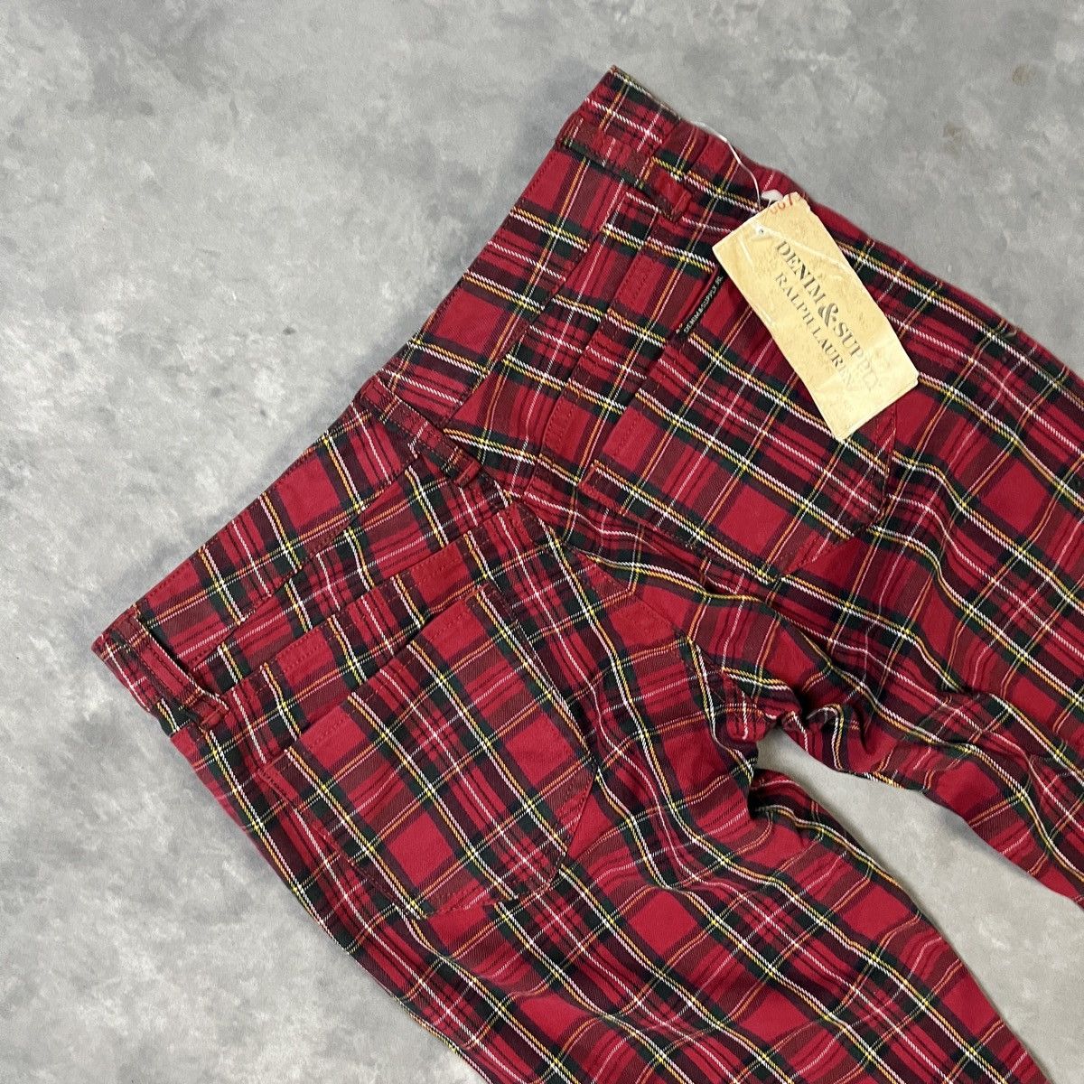 Denim & Supply Ralph Lauren Denim & Supply Tartan Skinny Pants - Street Punk Y2K Archive Size US 26 / EU 42 - 10 Thumbnail