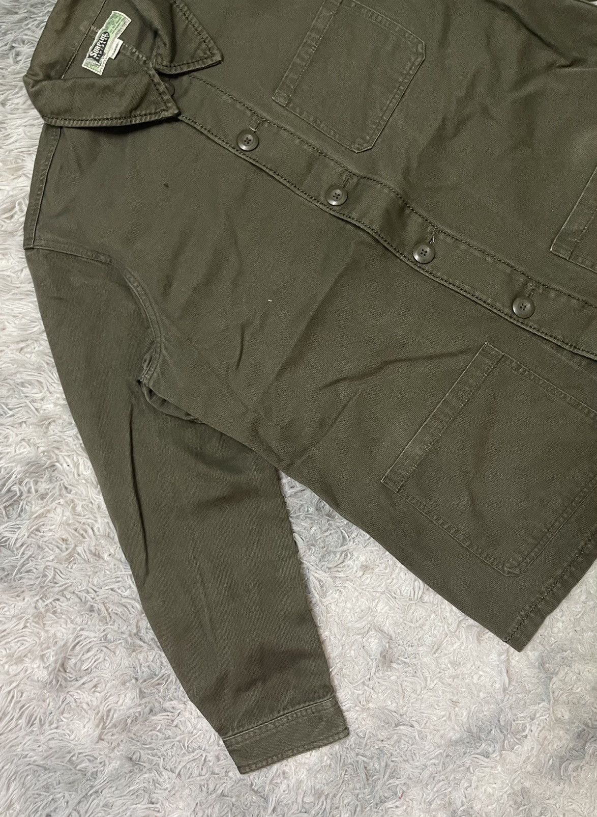 Sun Surf 90s SURPLUS HBT P-43 JACKET RARE DESIGN Size US L / EU 52-54 / 3 - 4 Thumbnail