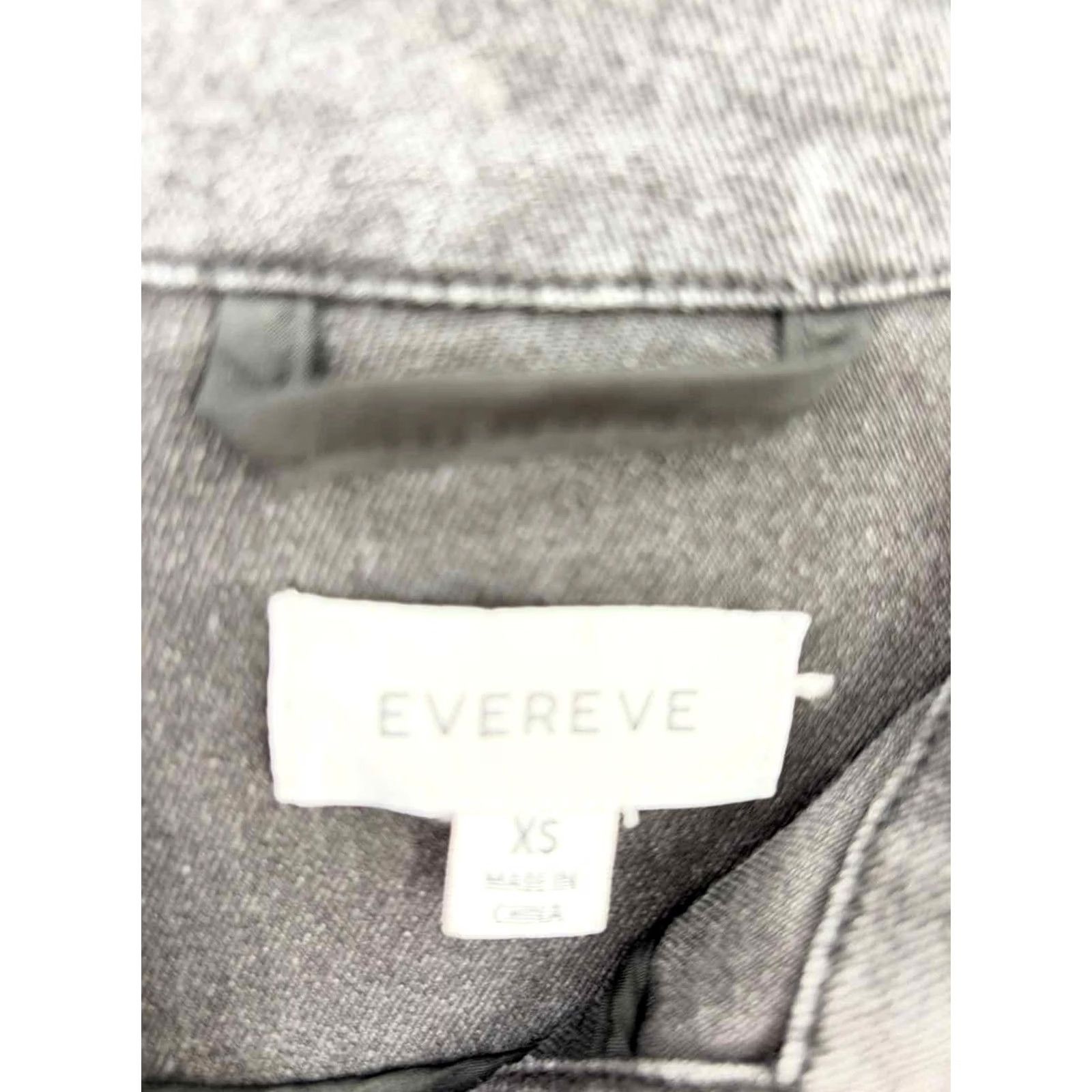 Vintage Pre-Owned Evereve Gray Size XS Frayed Button Jacket Size XS / US 0-2 / IT 36-38 - 3 Thumbnail