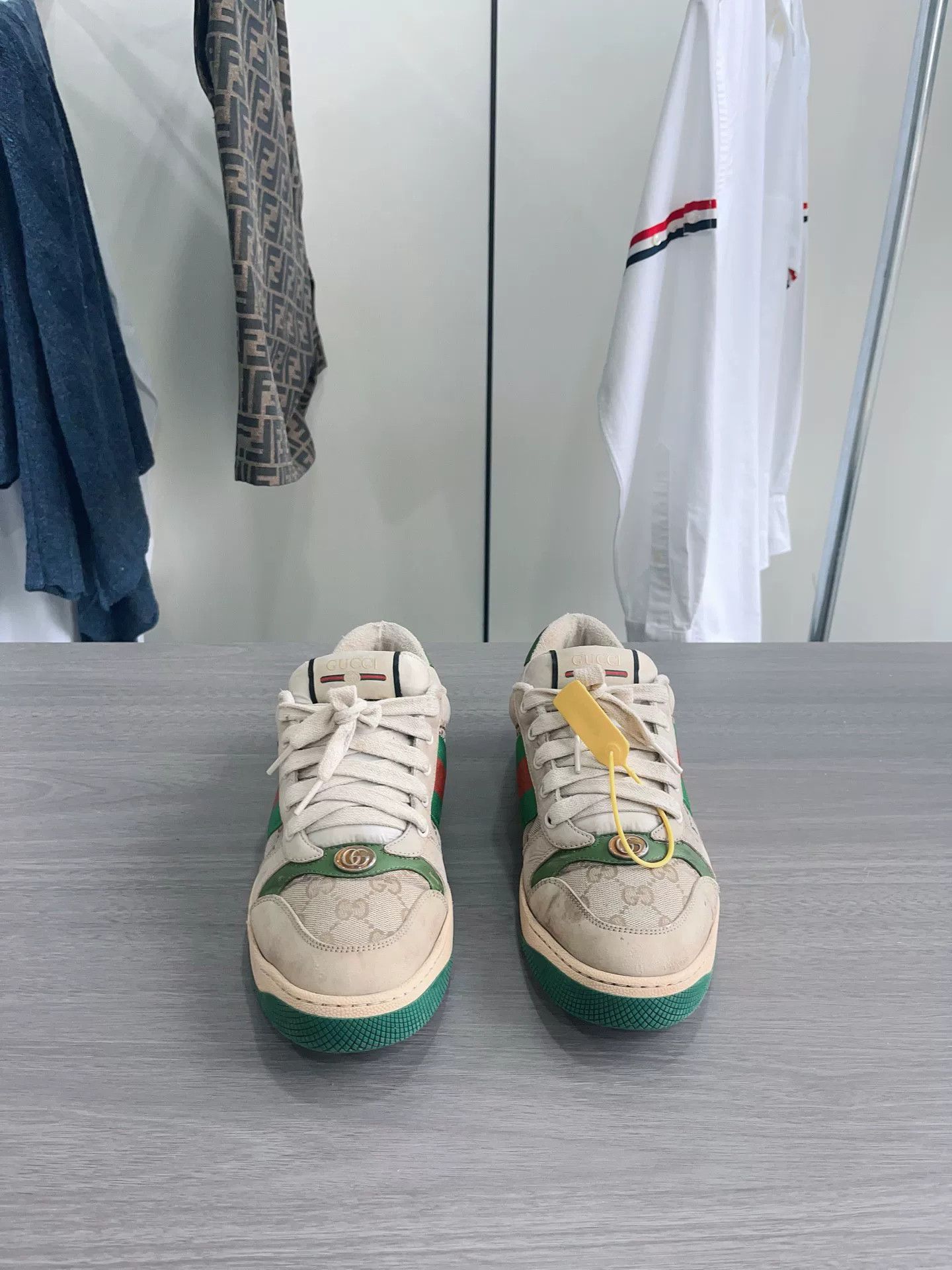 Gucci Gucci Distressed Sneakers Size 41.5 Size US 8.5 / EU 41-42 - 1 Thumbnail