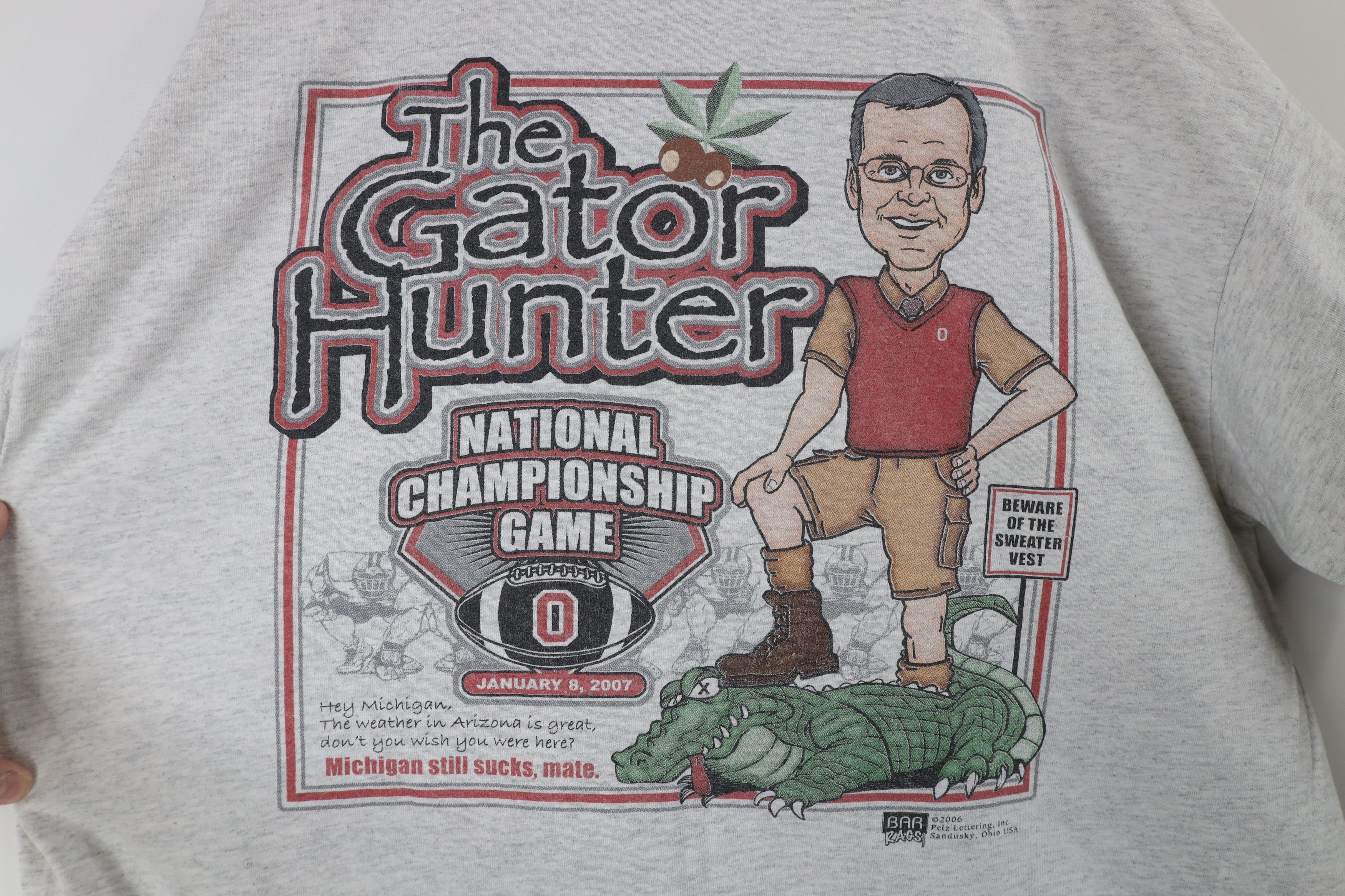 Vintage Vintage Y2K Championship Ohio State Football T-Shirt Gray Size US XL / EU 56 / 4 - 9 Thumbnail