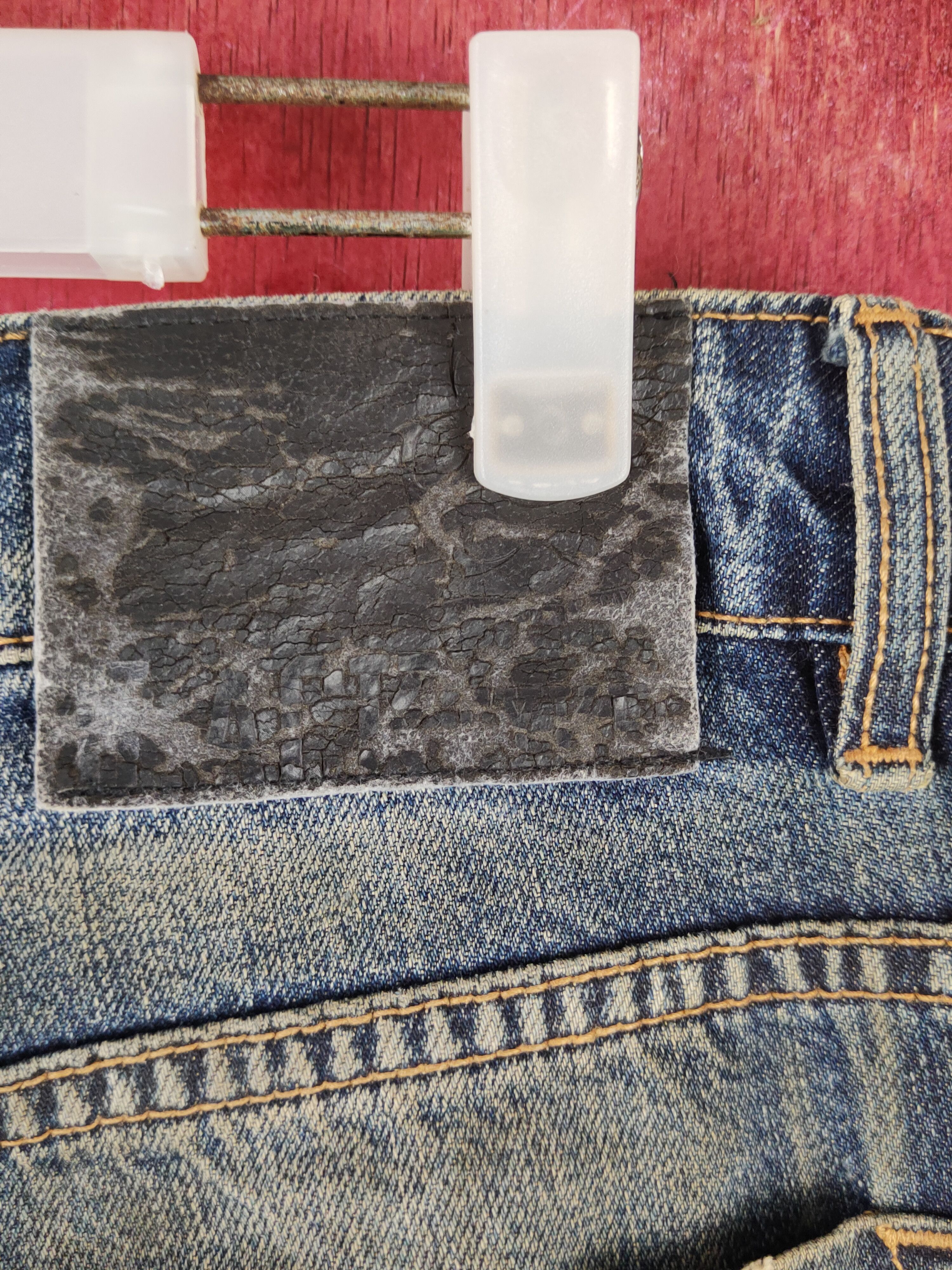 Japanese Brand Tykes Dark Blue Faded Distressed Ripped Jeans #S2141 Size US 32 / EU 48 - 13 Thumbnail