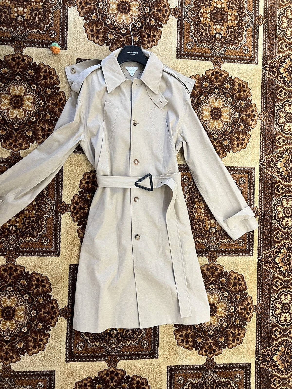 Bottega Veneta BOTTEGA VENETA Double-Breasted Trench Coat Size US L / EU 52-54 / 3 - 11 Thumbnail