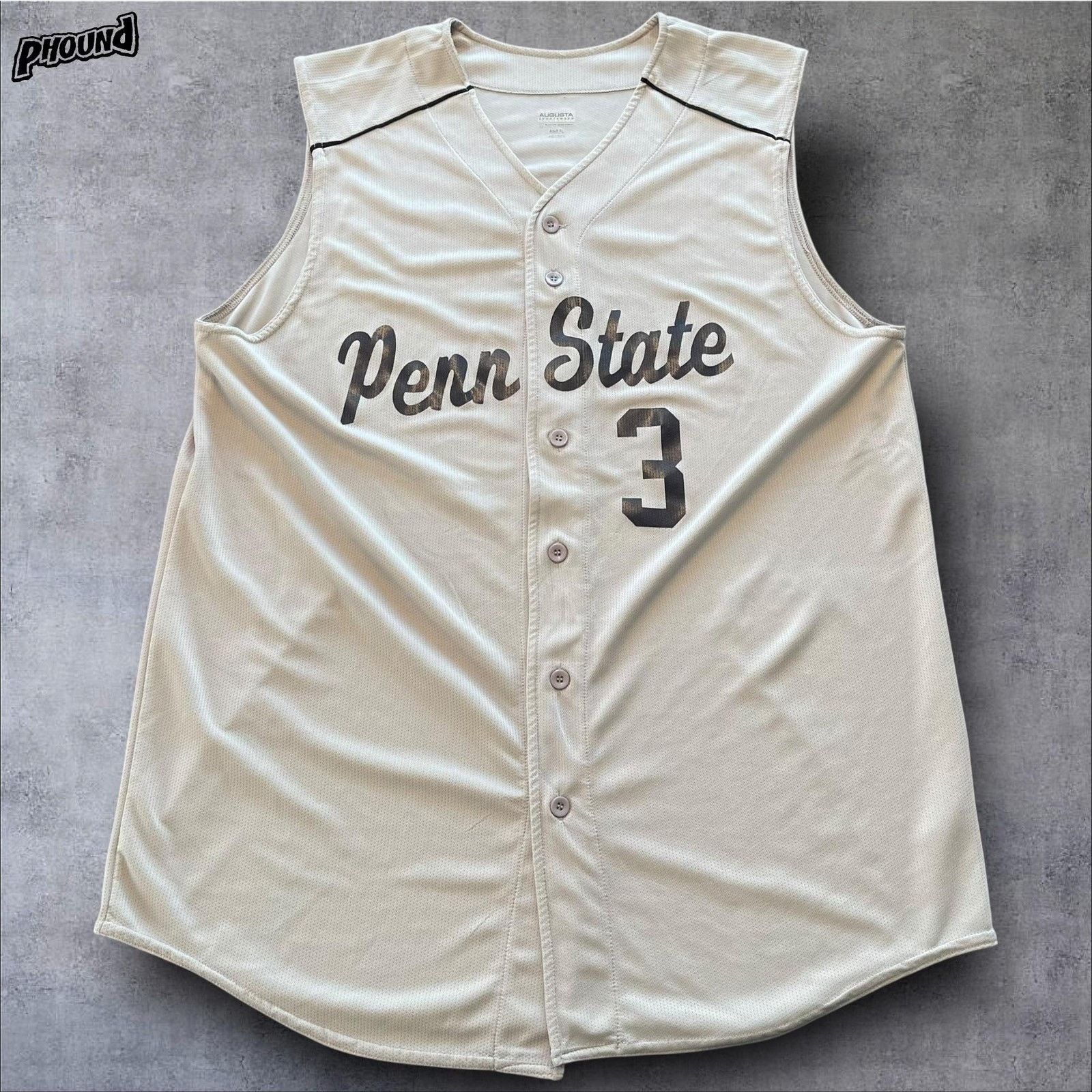 Vintage Penn State Baseball Jersey XL NCAA College Button Augusta Size US XL / EU 56 / 4 - 1 Thumbnail