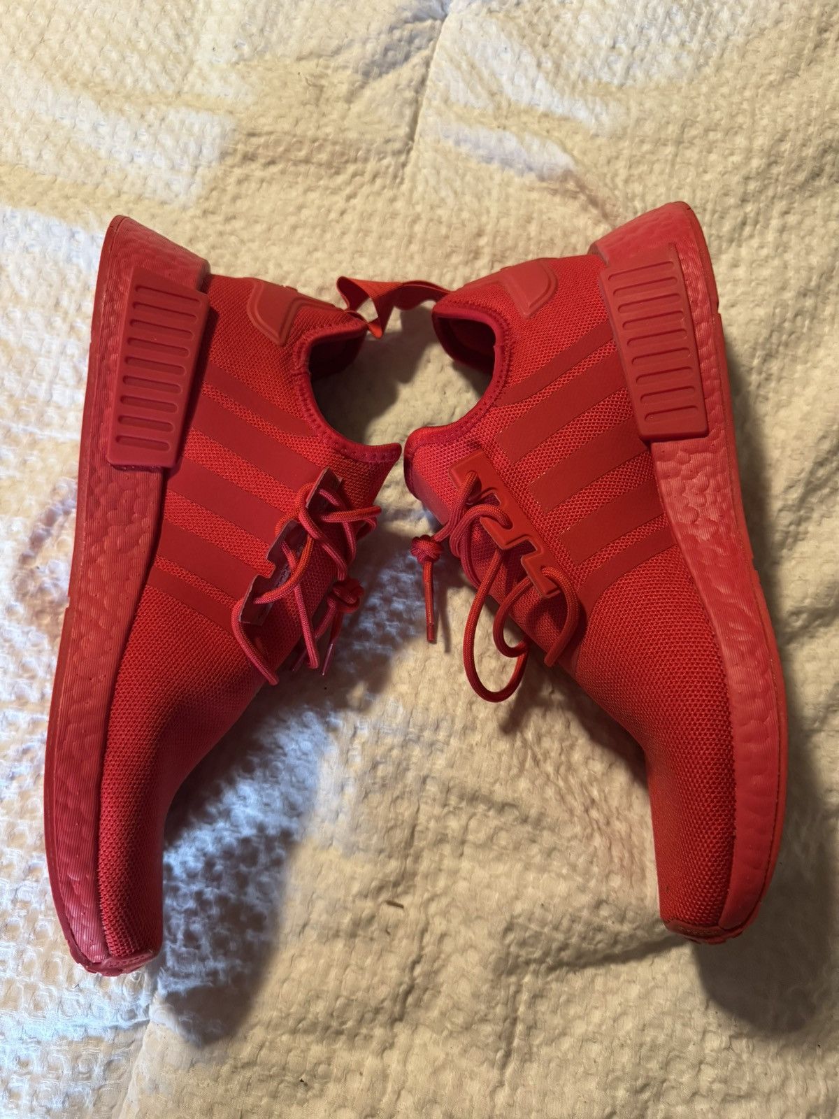 Adidas Red nmd addidas mens 10.5 Size US 10.5 / EU 43-44 - 2 Thumbnail