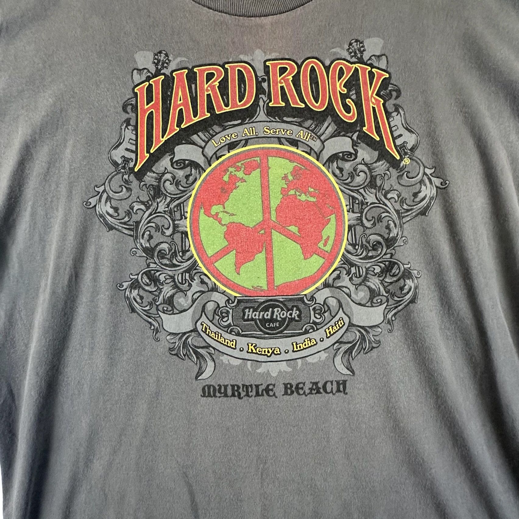 Hard Rock Cafe Hard Rock Cafe John Lennon Shirt Mens XL Gray Short Sleeve Crew Neck Graphic Print Vintage: No Music Rock Peace Size US XL / EU 56 / 4 - 4 Thumbnail