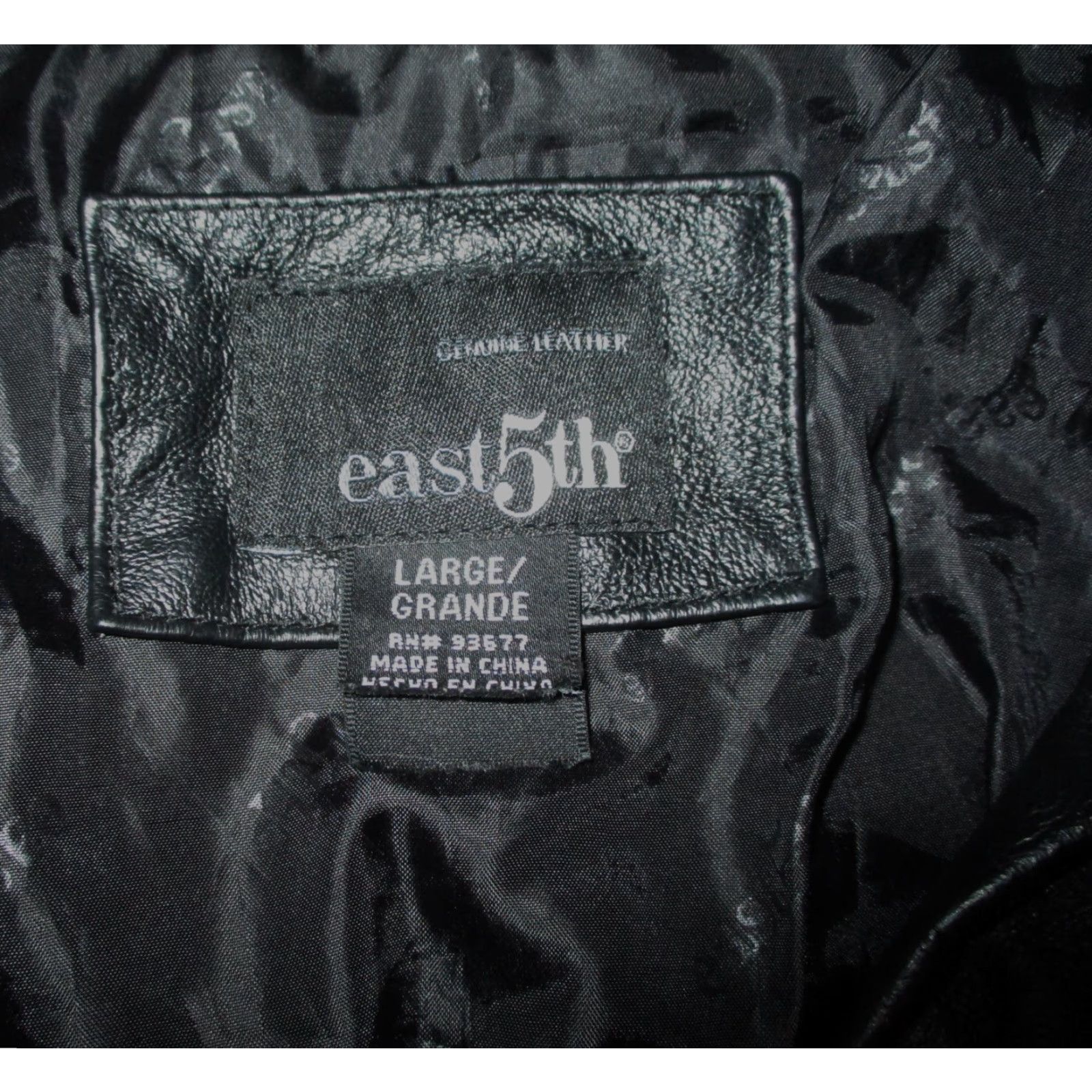 Vintage East 5th Coat Women's Size L Black 100% Leather Button Size L / US 10 / IT 46 - 6 Thumbnail
