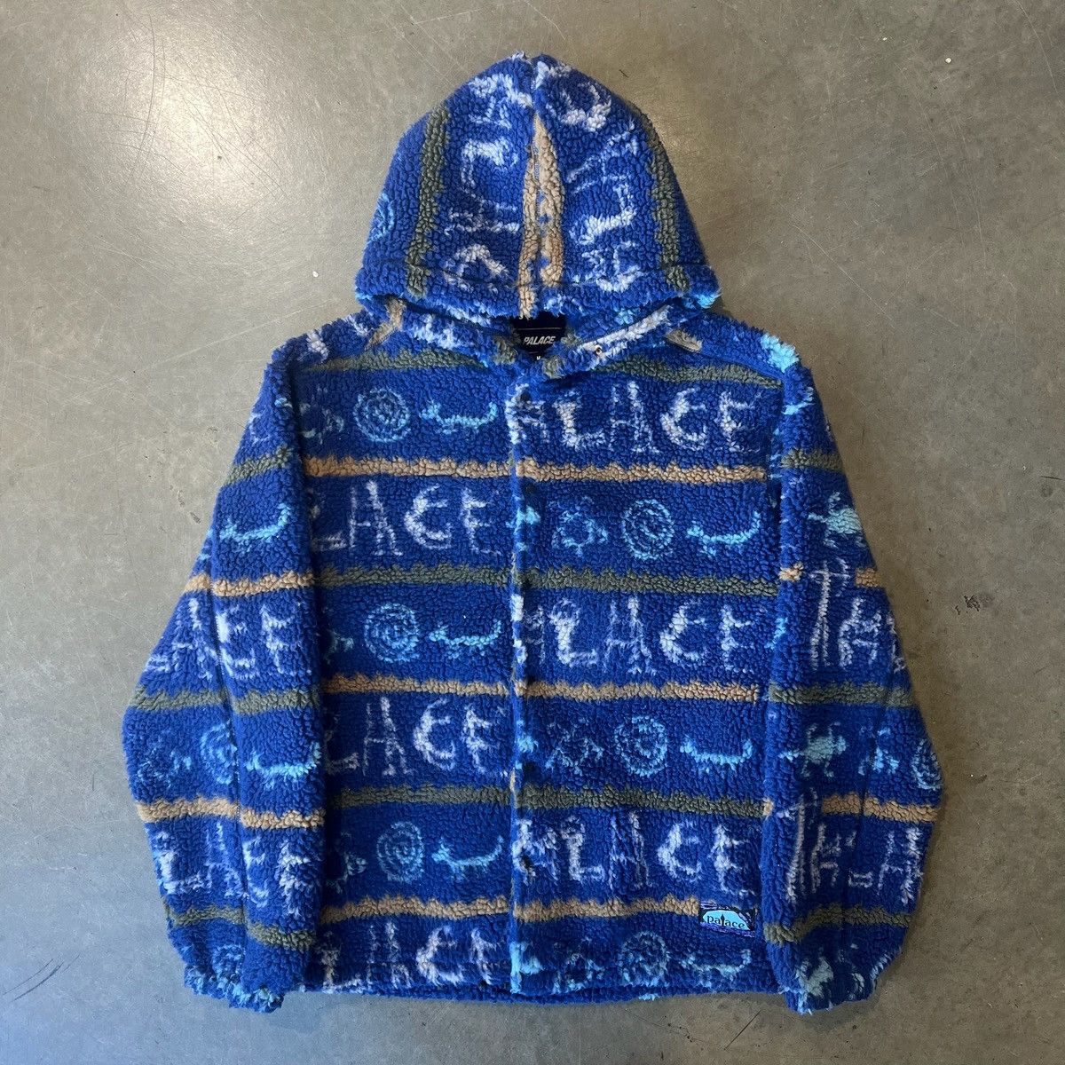 Palace Palace Nein Electricity Fleece FW21 Size US M / EU 48-50 / 2 - 1 Thumbnail