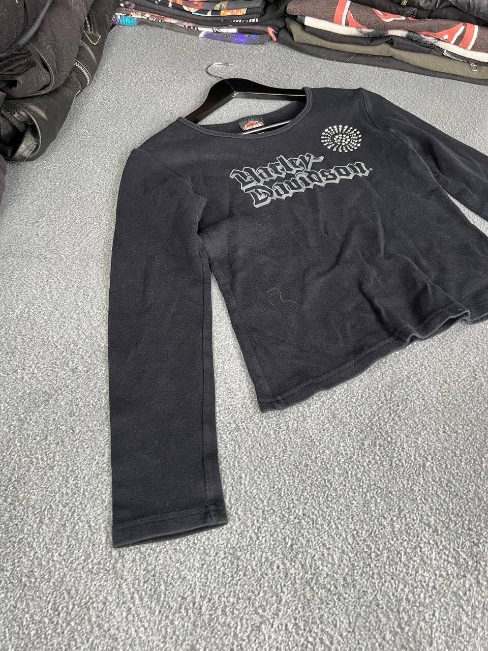 Harley Davidson Vintage Harley Davidson Y2K Grunge Printed Long Sleeve Top Size S / US 4 / IT 40 - 4 Thumbnail