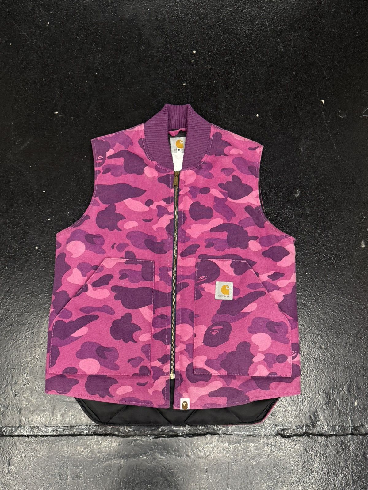 Bape × Carhartt Bape X Carhartt Purple Camo Vest Size US M / EU 48-50 / 2 - 1 Thumbnail