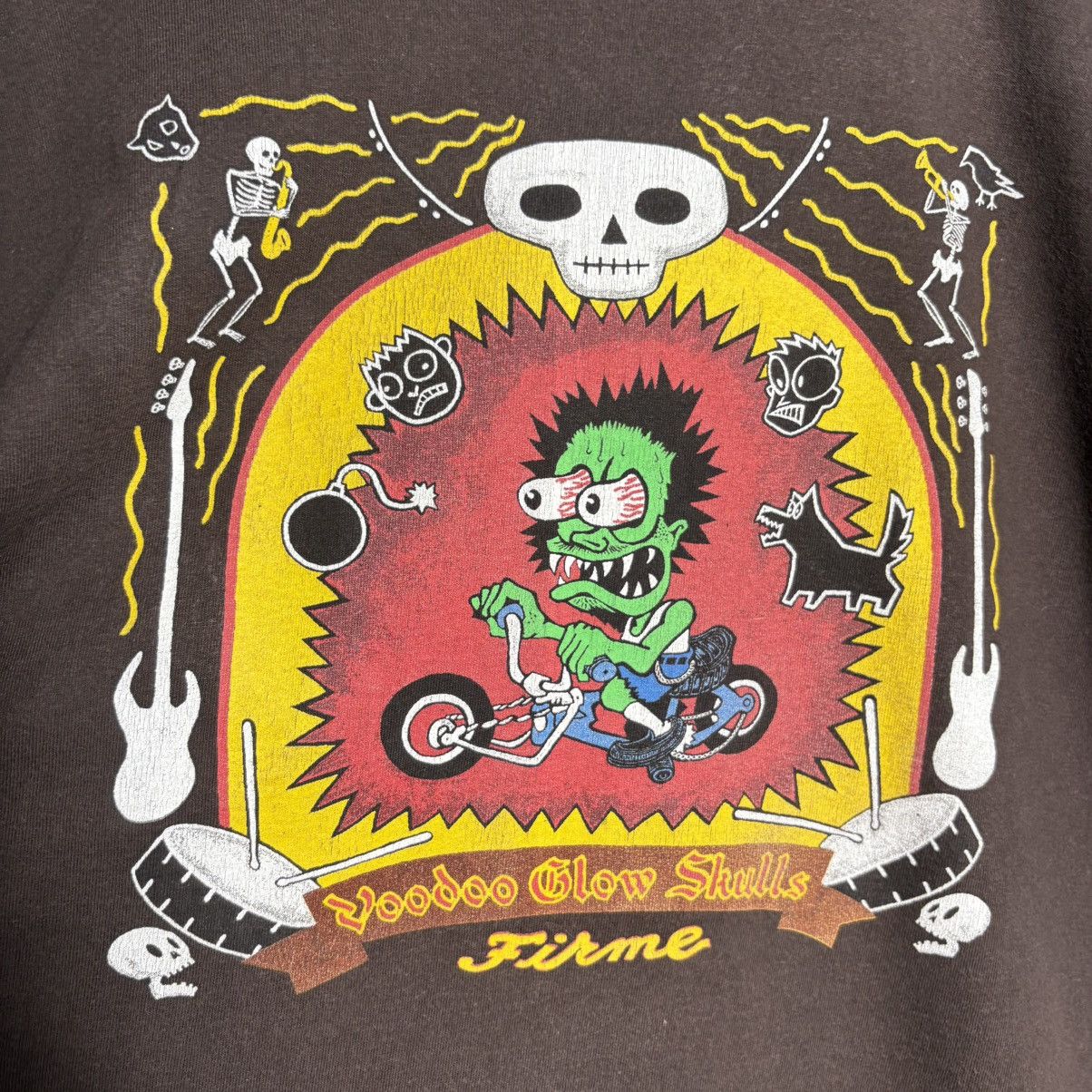 Band Tees Vintage 90s Voodoo Glow Skulls Punk Band Tee / Promo Size US XL / EU 56 / 4 - 2 Thumbnail