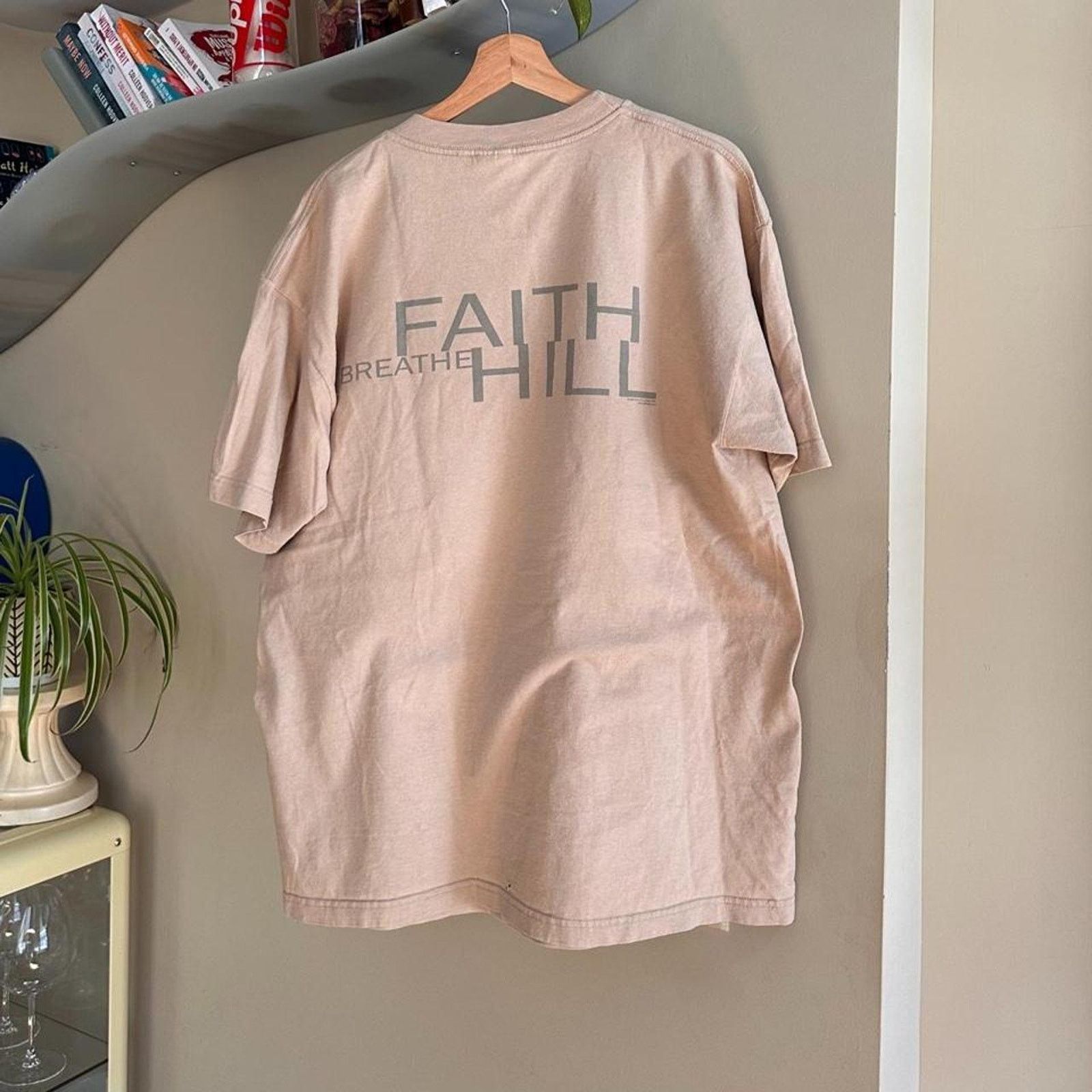 Band Tees × Vintage Vintage 1998 Faith Hill Breathless Tour Shirt Size US XL / EU 56 / 4 - 4 Thumbnail