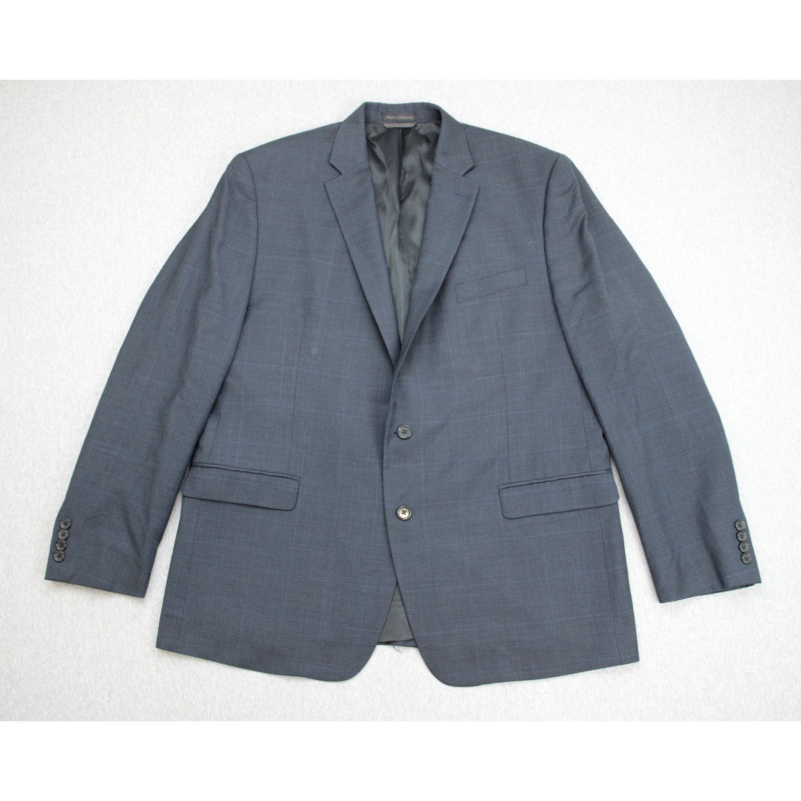 Lauren Ralph Lauren Lauren Ralph Lauren Blazer Mens 46L Plaid Windowpane Wool Size 46L - 2 Thumbnail