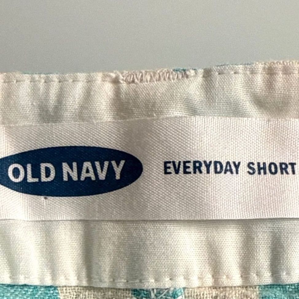 Old Navy Old Navy Striped Linen Blend Shorts Women 16 Blue Nautical Summer Beach Casual Vacation Preppy Size 27" / US 4 / IT 40 - 3 Thumbnail