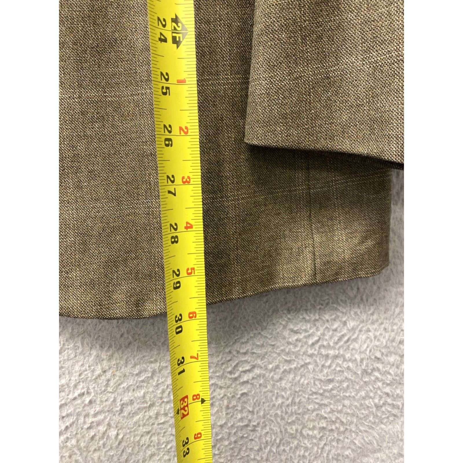 Hugo Boss VINTAGE HUGO BOSS Blazer 40R Green Plaid USA Mens Size 40R - 4 Thumbnail