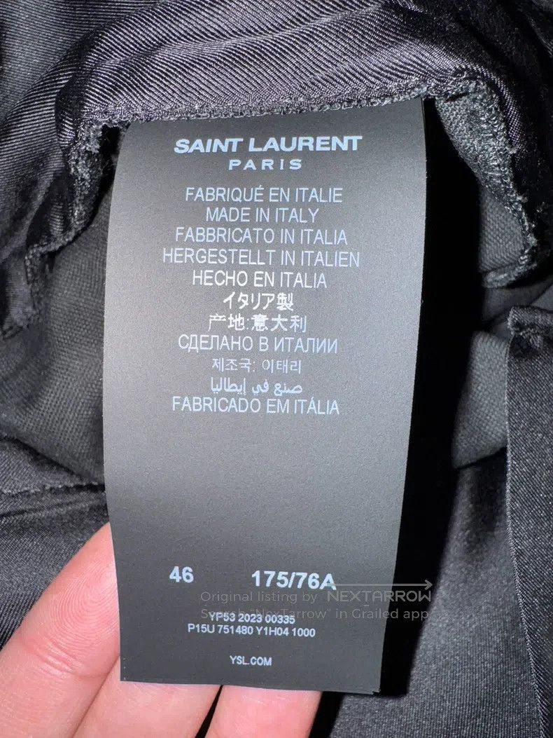 Saint Laurent Paris Saint Laurent Paris Velvet Smoking Trousers Size US 30 / EU 46 - 5 Thumbnail
