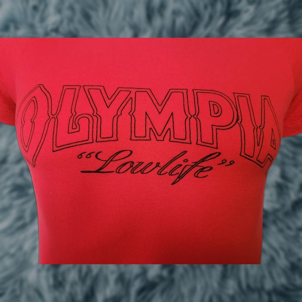 Vintage Unbranded T-Shirt Olympia Lowlife WA Beer Label Parody Art Graphic Tee Small Red Crew Neck Short Sleeve Men Size US S / EU 44-46 / 1 - 1 Thumbnail