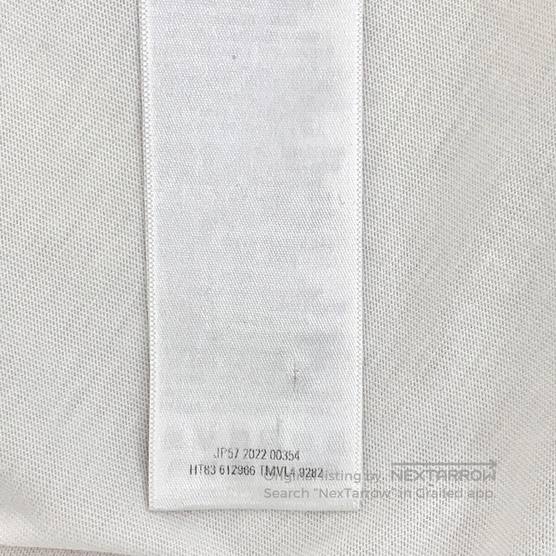 Balenciaga Balenciaga White Logo Lettering Embroidered Cotton Crewnec Size US M / EU 48-50 / 2 - 8 Thumbnail